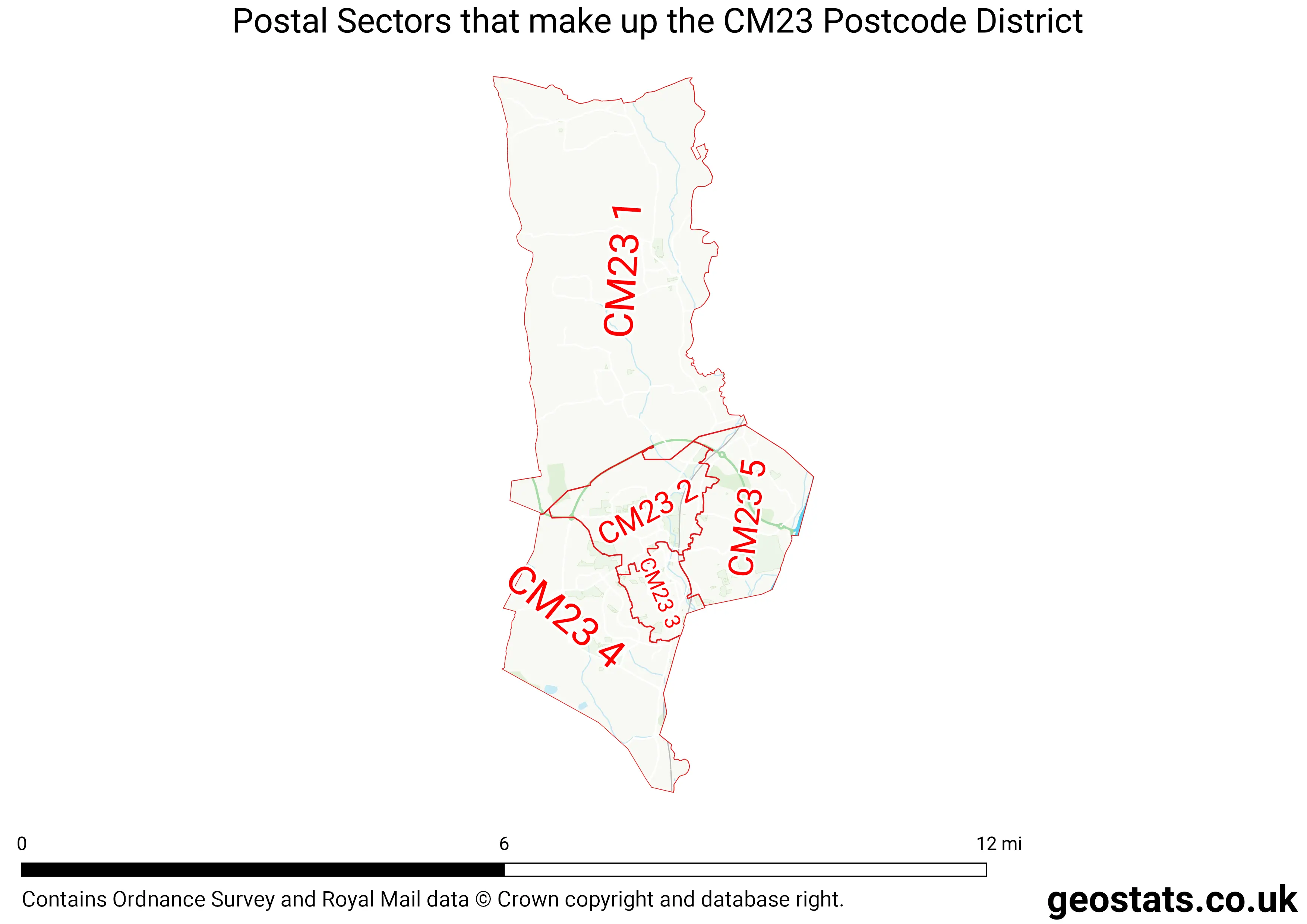 Map of the CM23  District