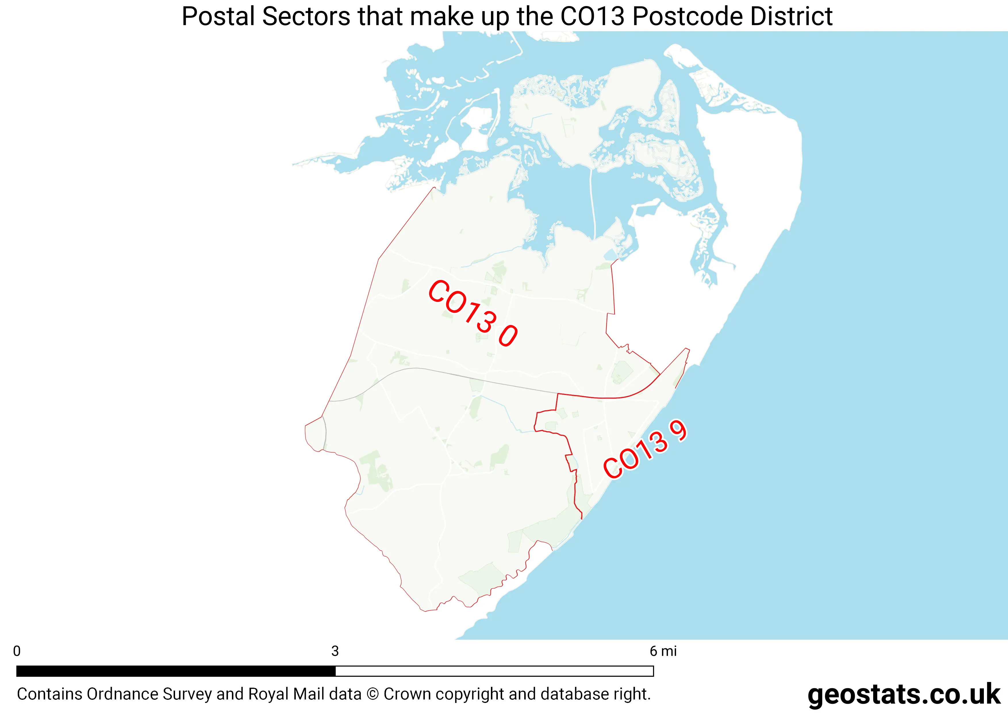 Map of the CO13  District