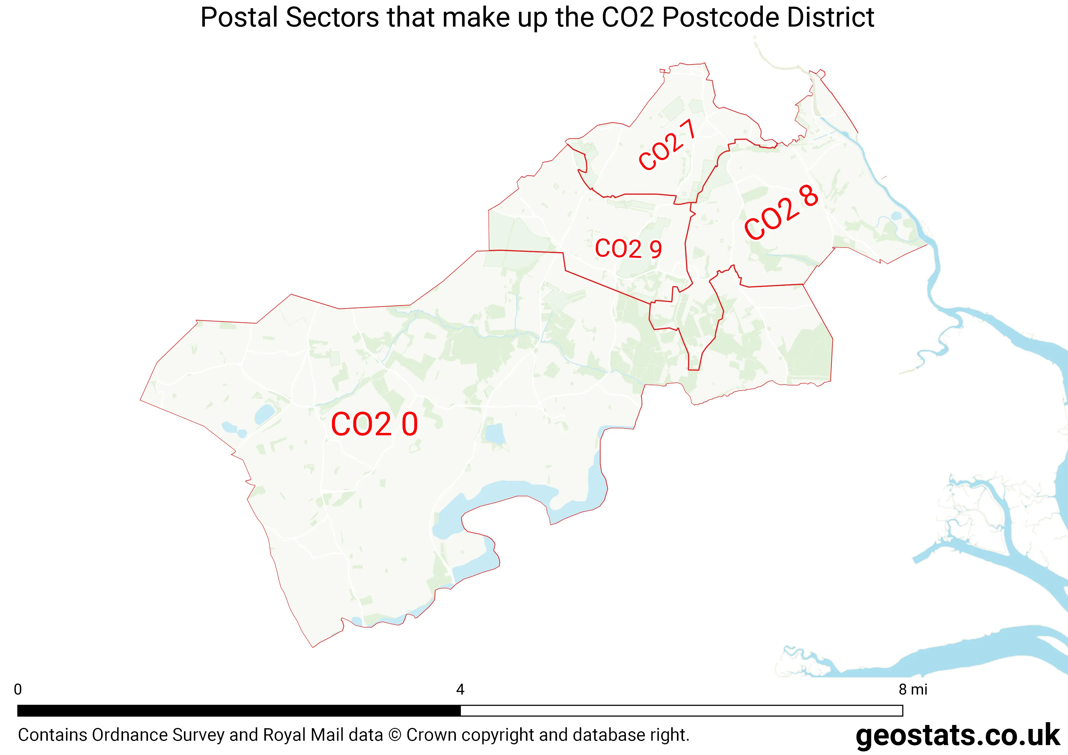 Map of the CO2  District