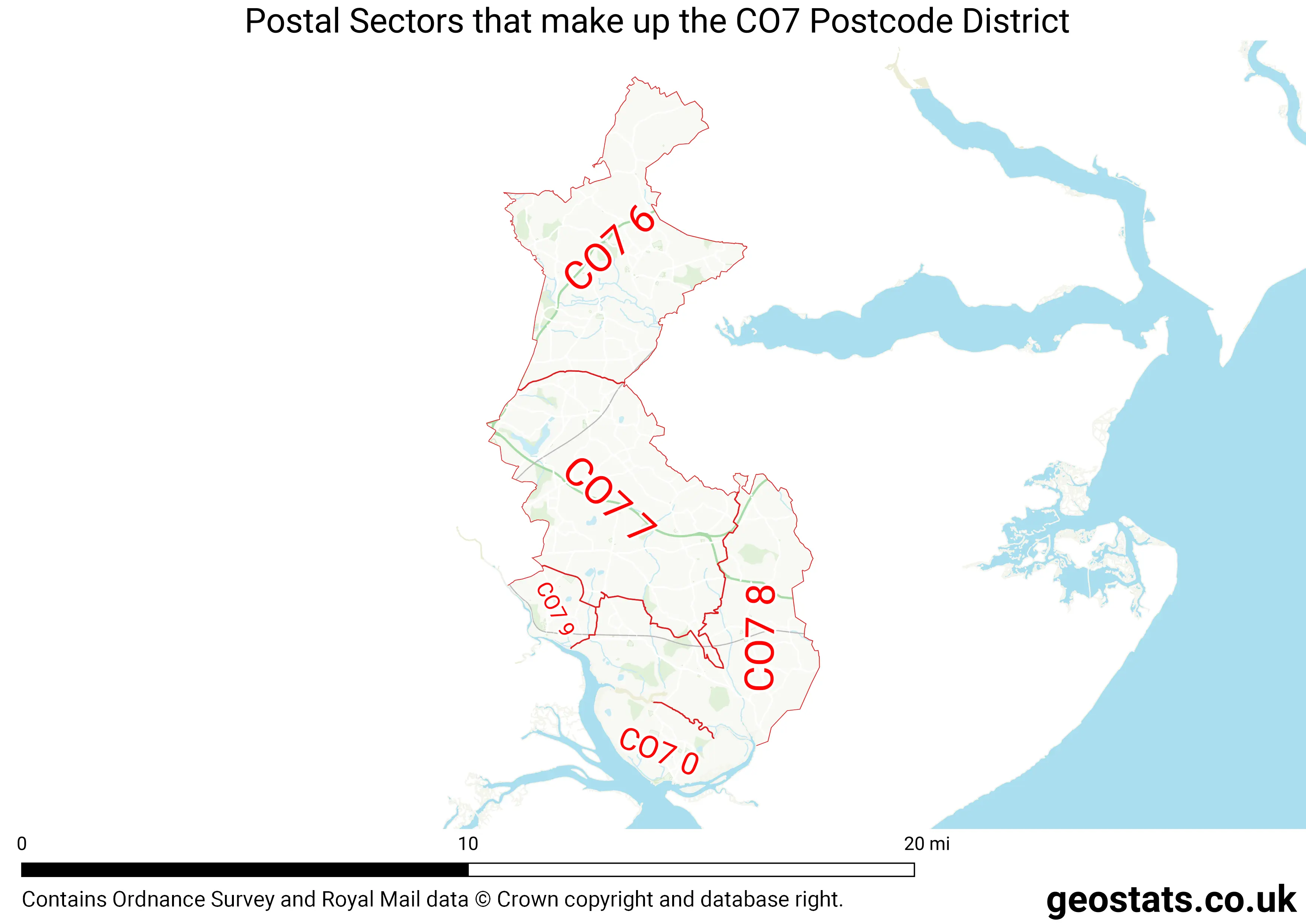Map of the CO7  District