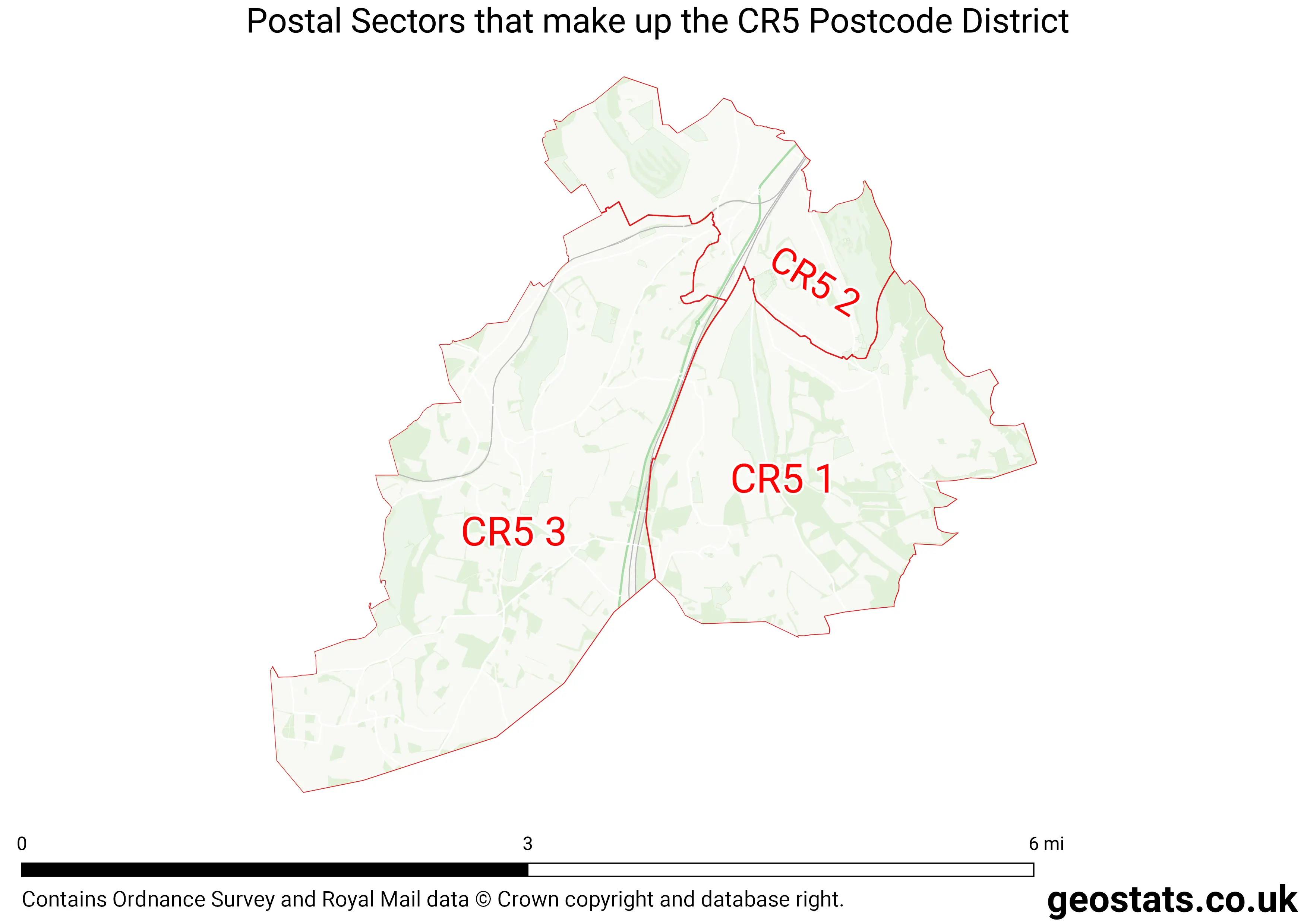 Map of the CR5  District