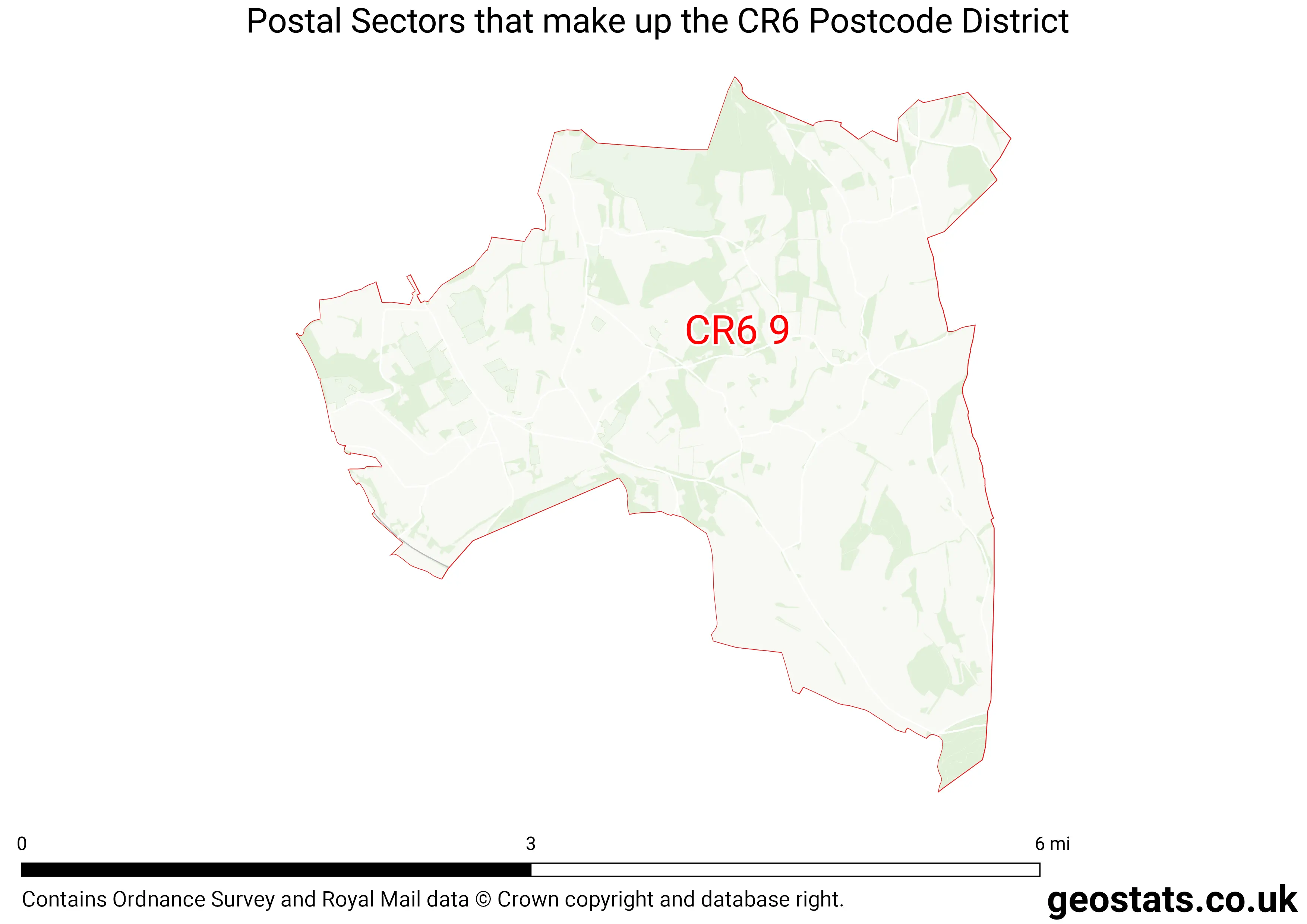 Map of the CR6  District