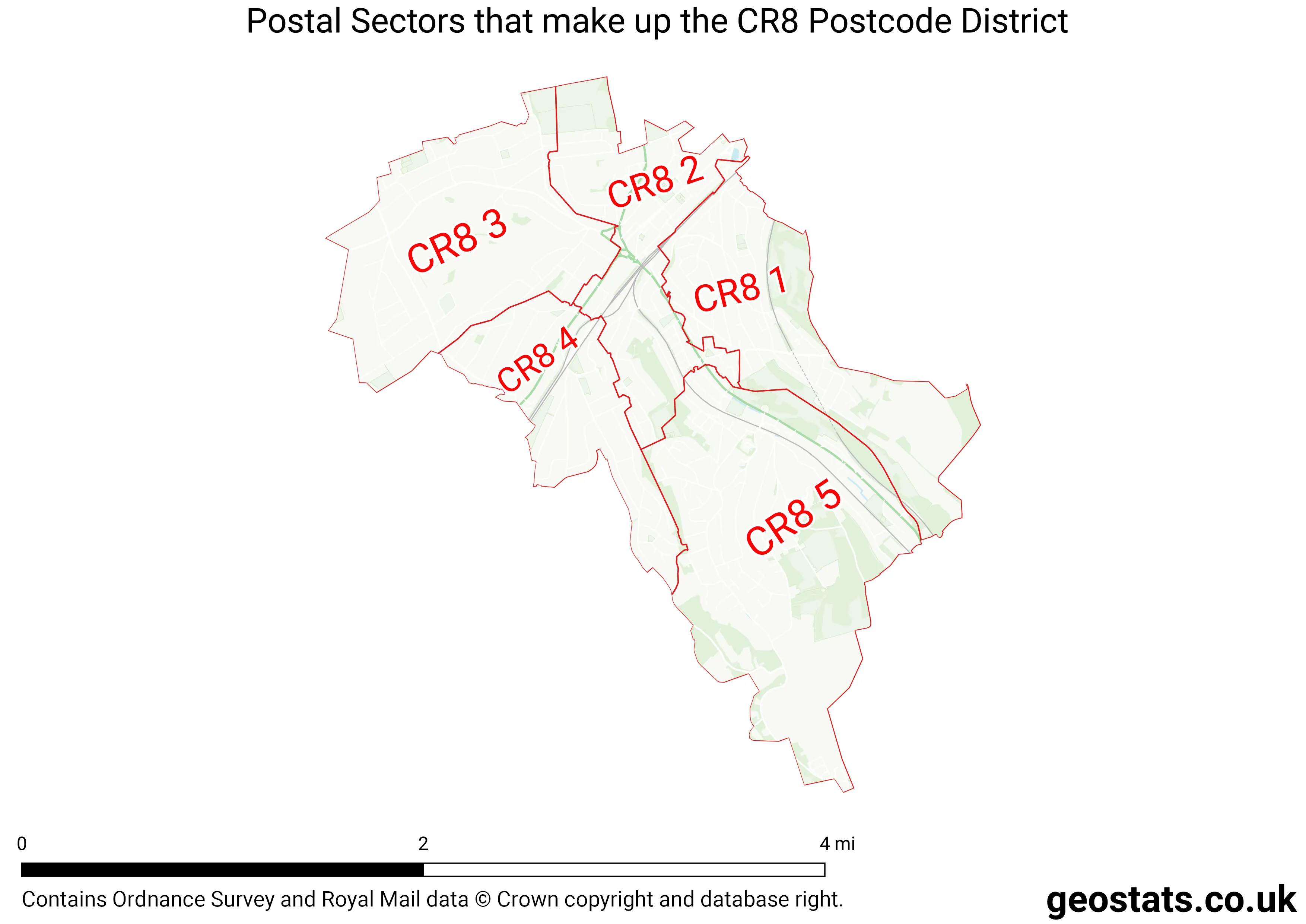 Map of the CR8  District