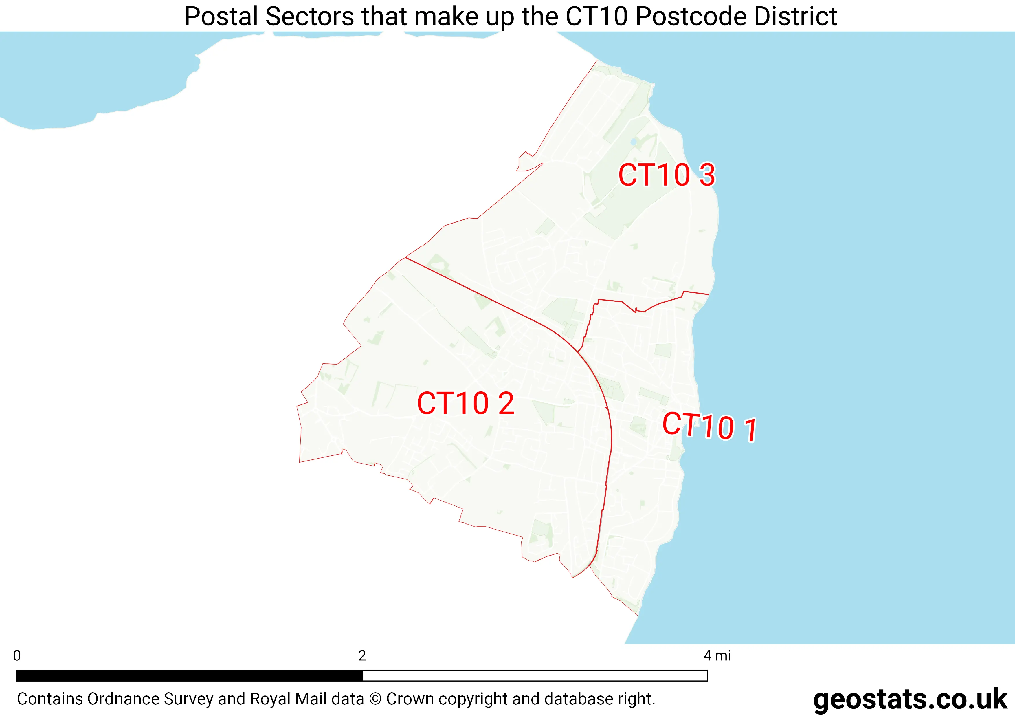 Map of the CT10  District