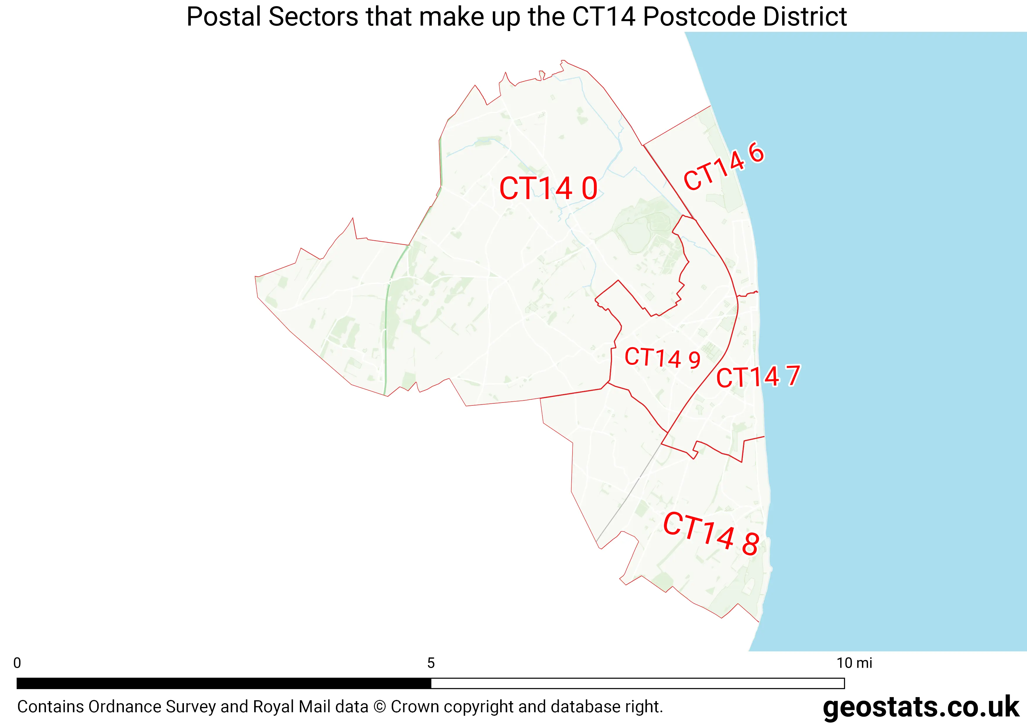 Map of the CT14  District