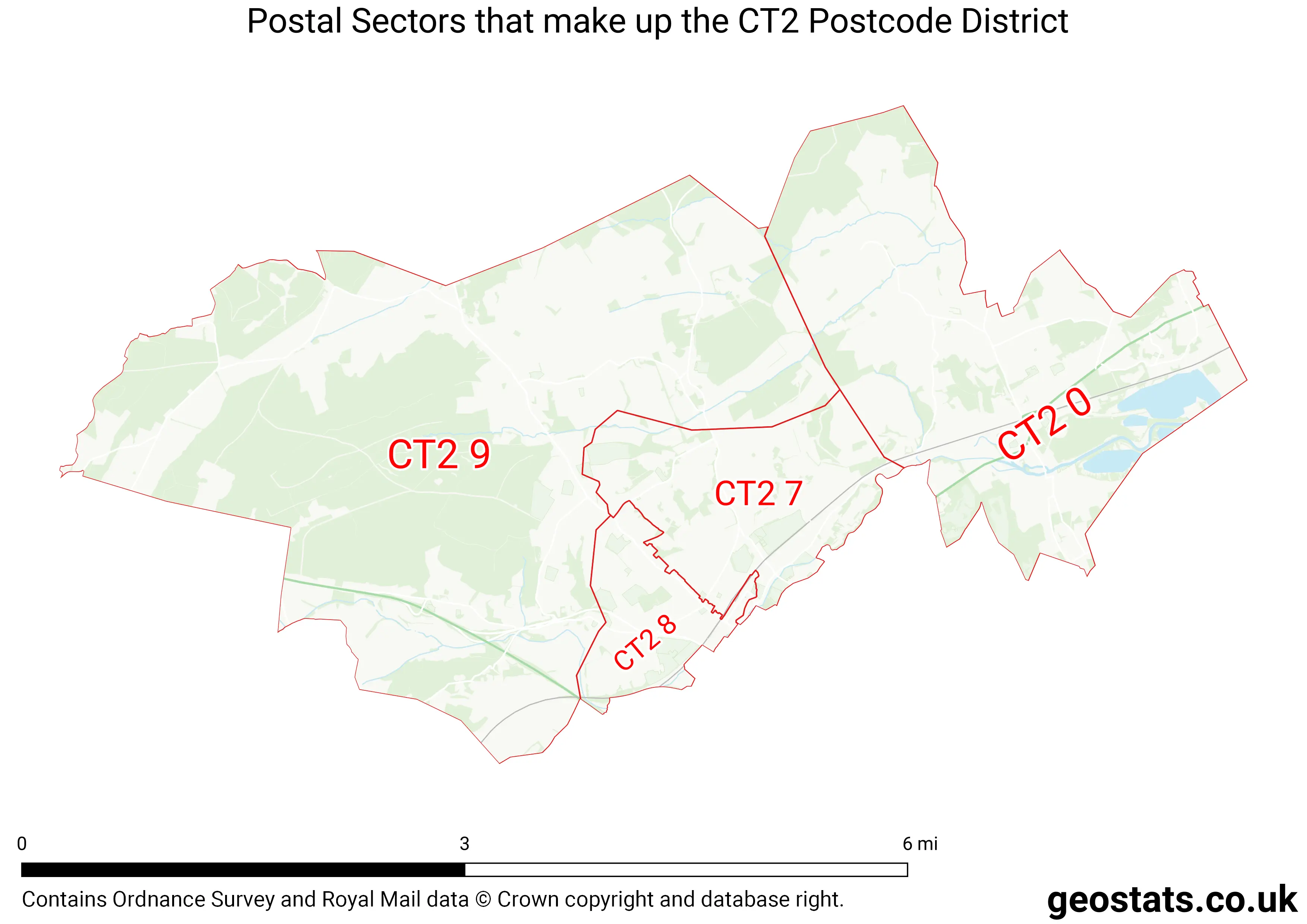 Map of the CT2  District