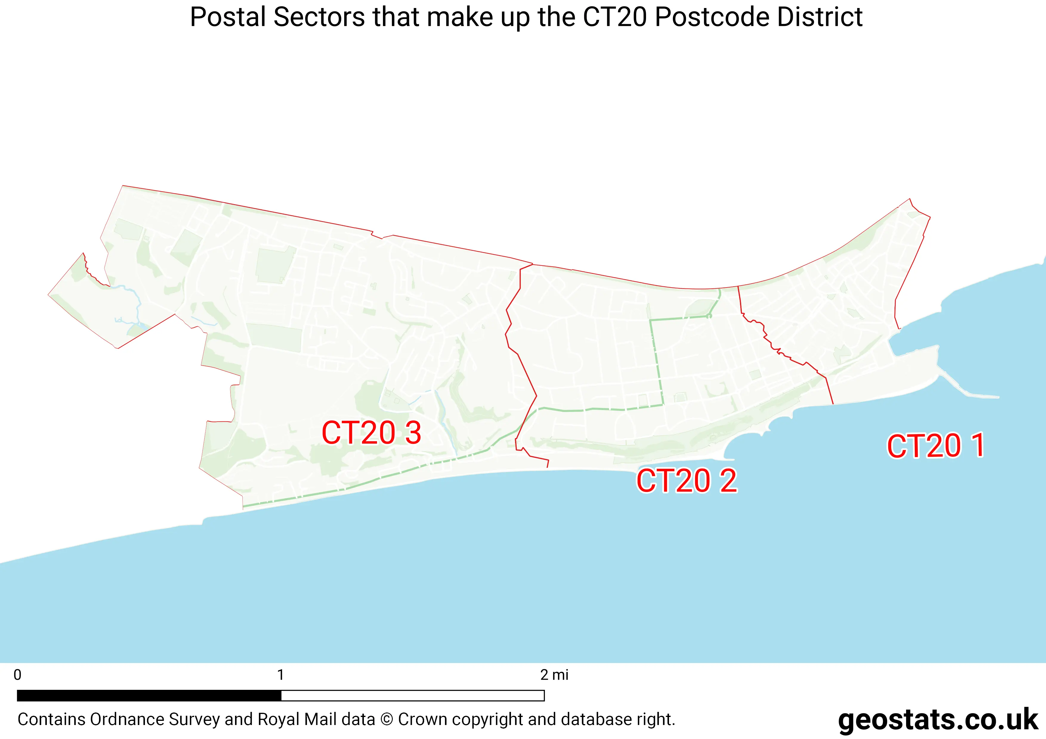 Map of the CT20  District