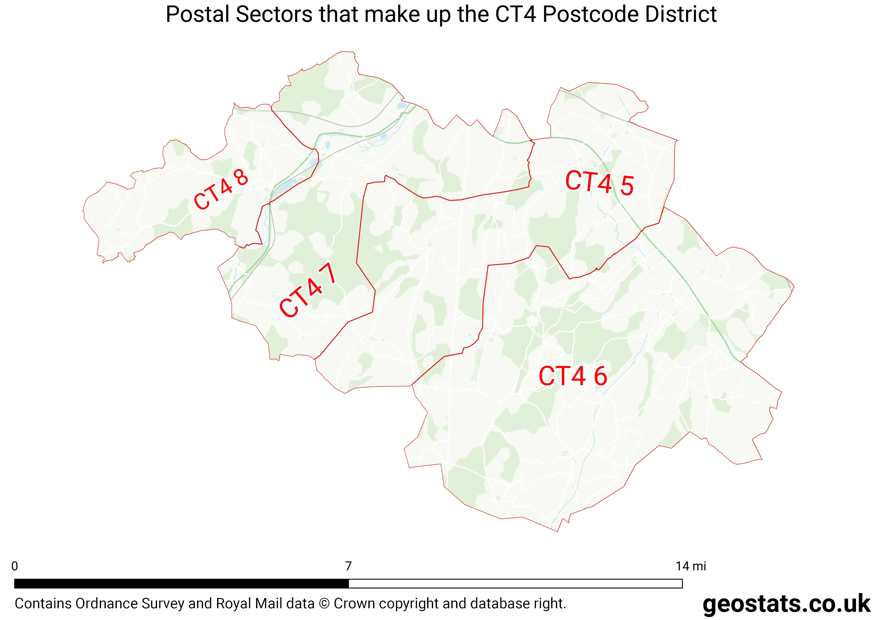 Map of the CT4  District