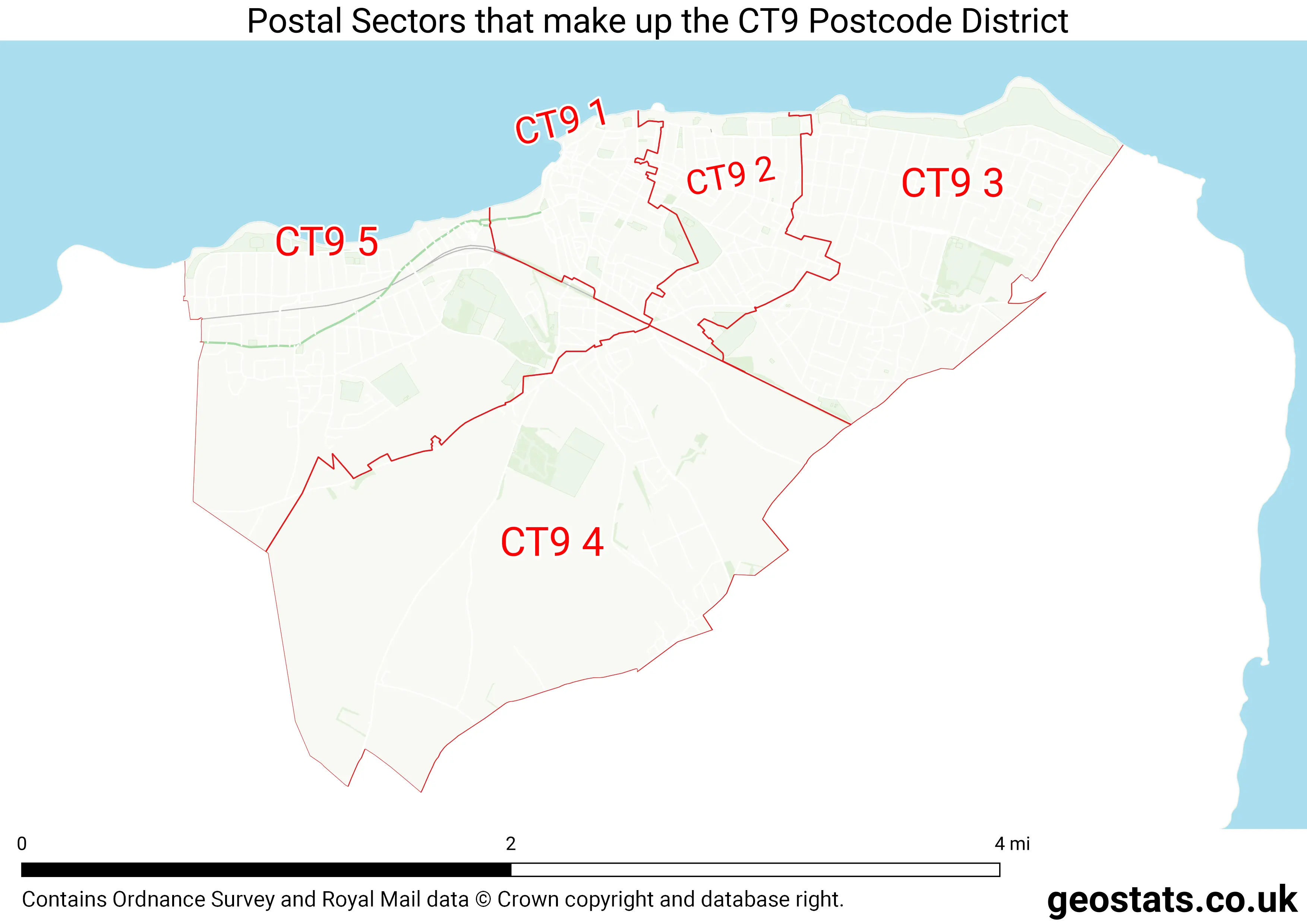 Map of the CT9  District