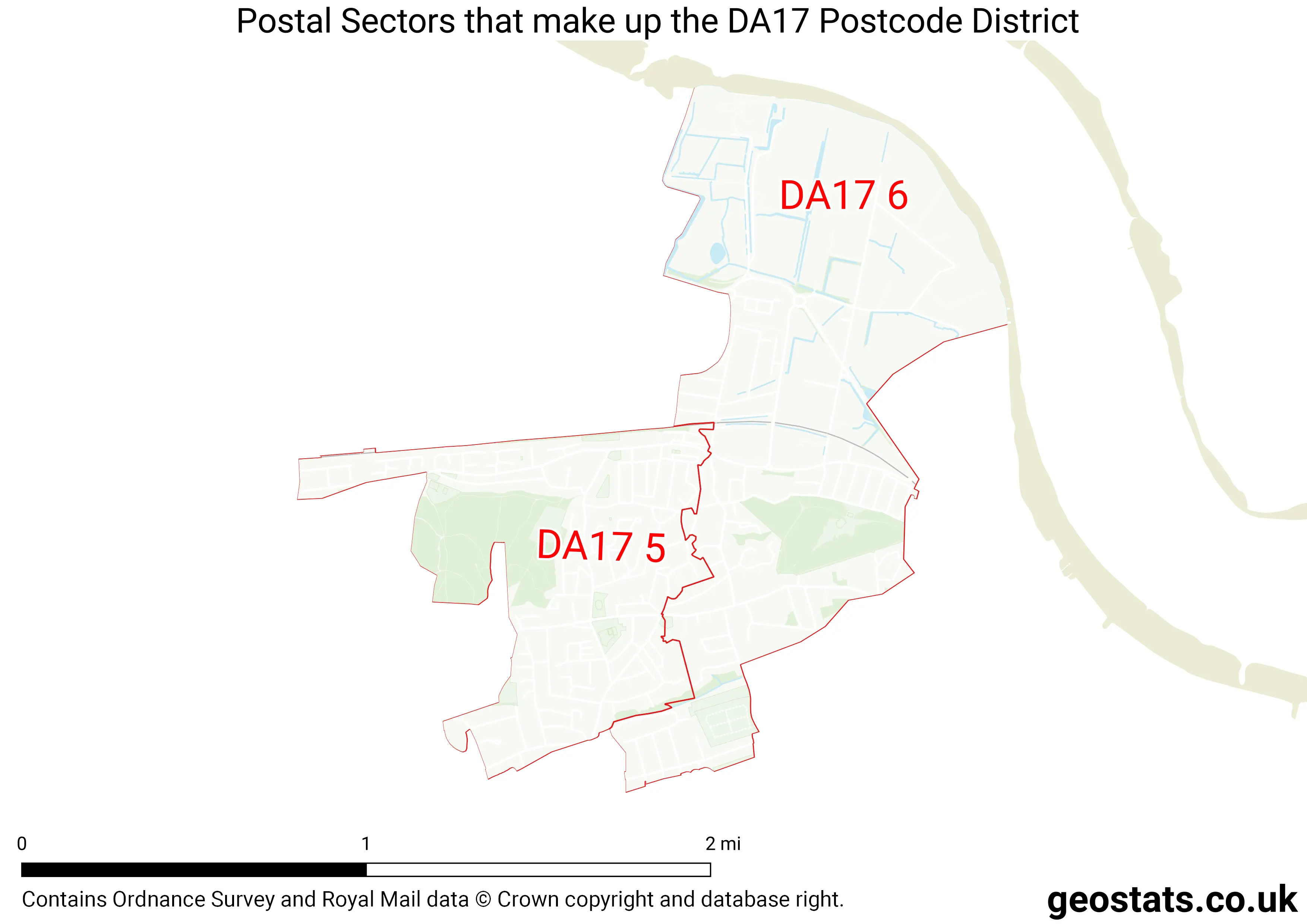 Map of the DA17  District