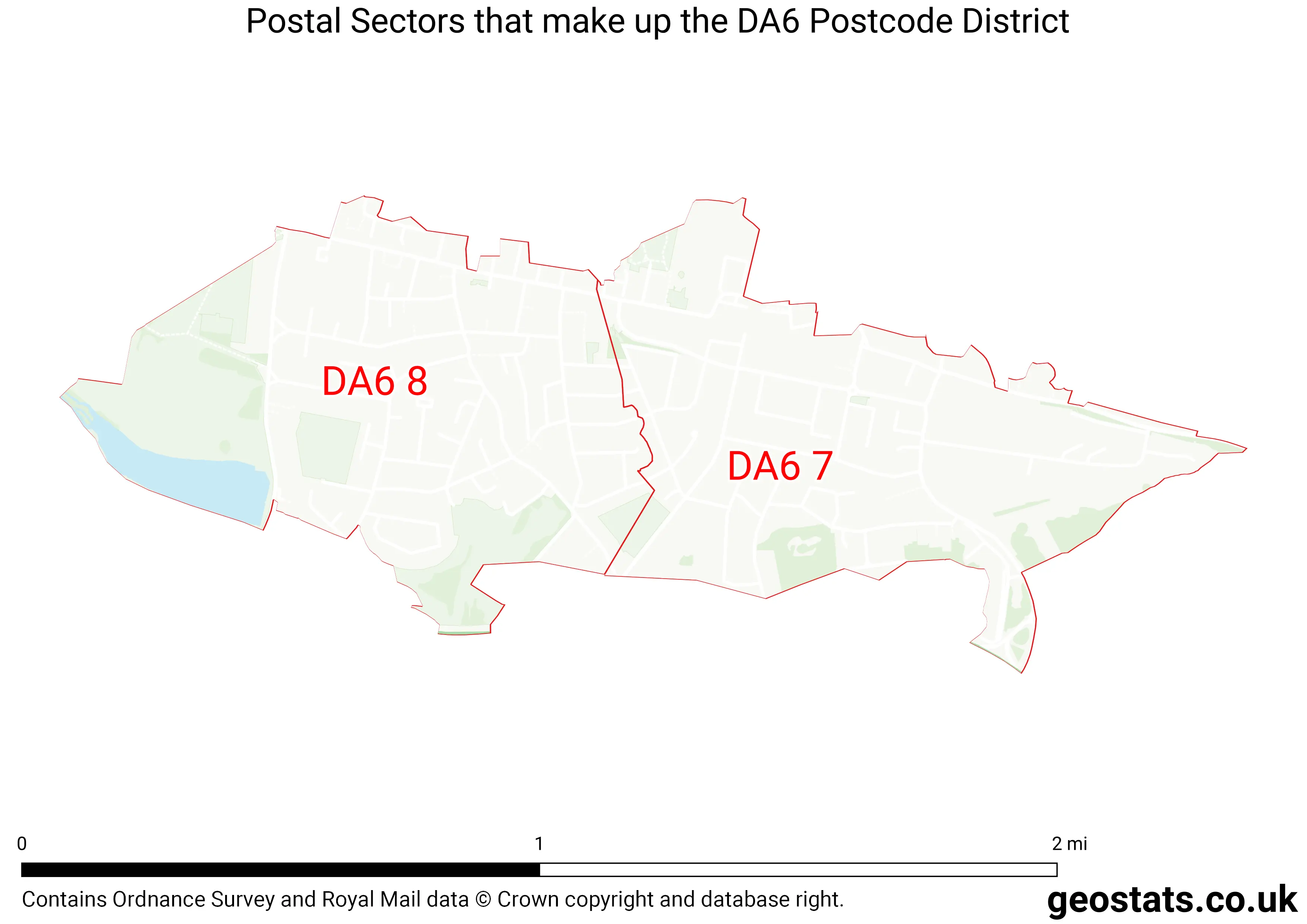 Map of the DA6  District