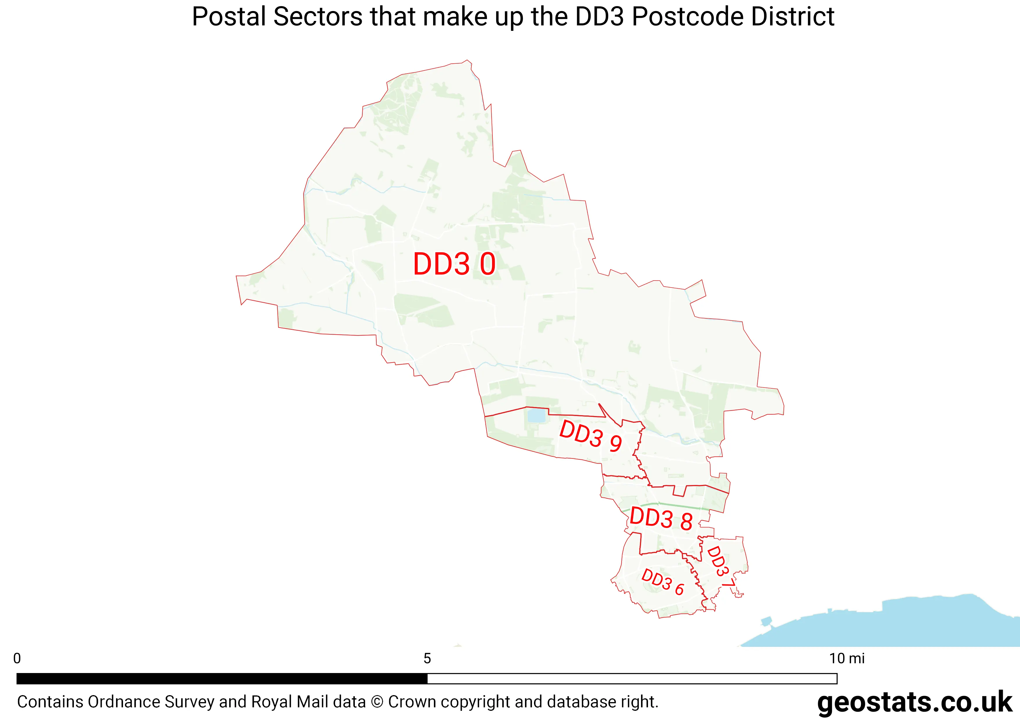 Map of the DD3  District