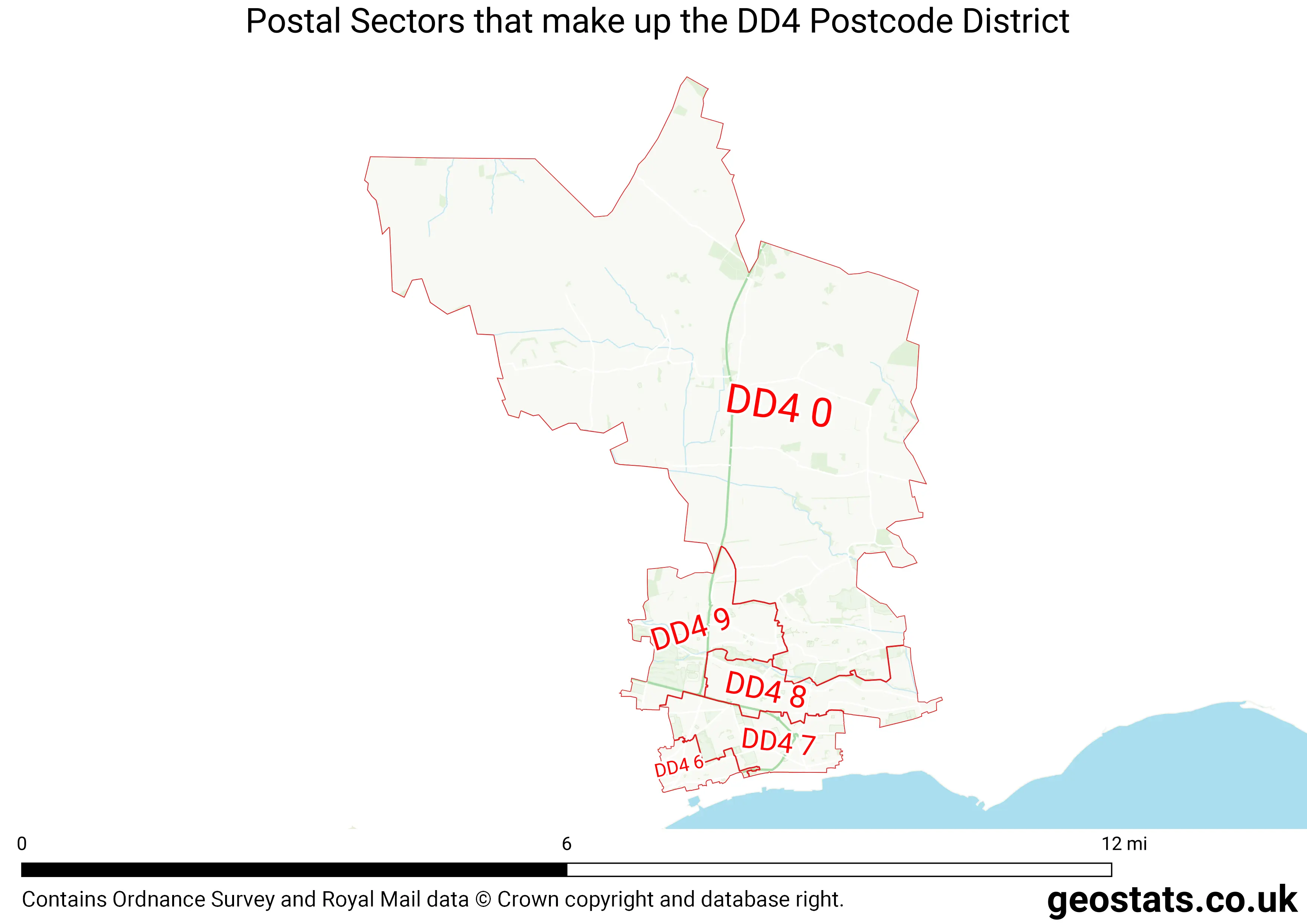 Map of the DD4  District