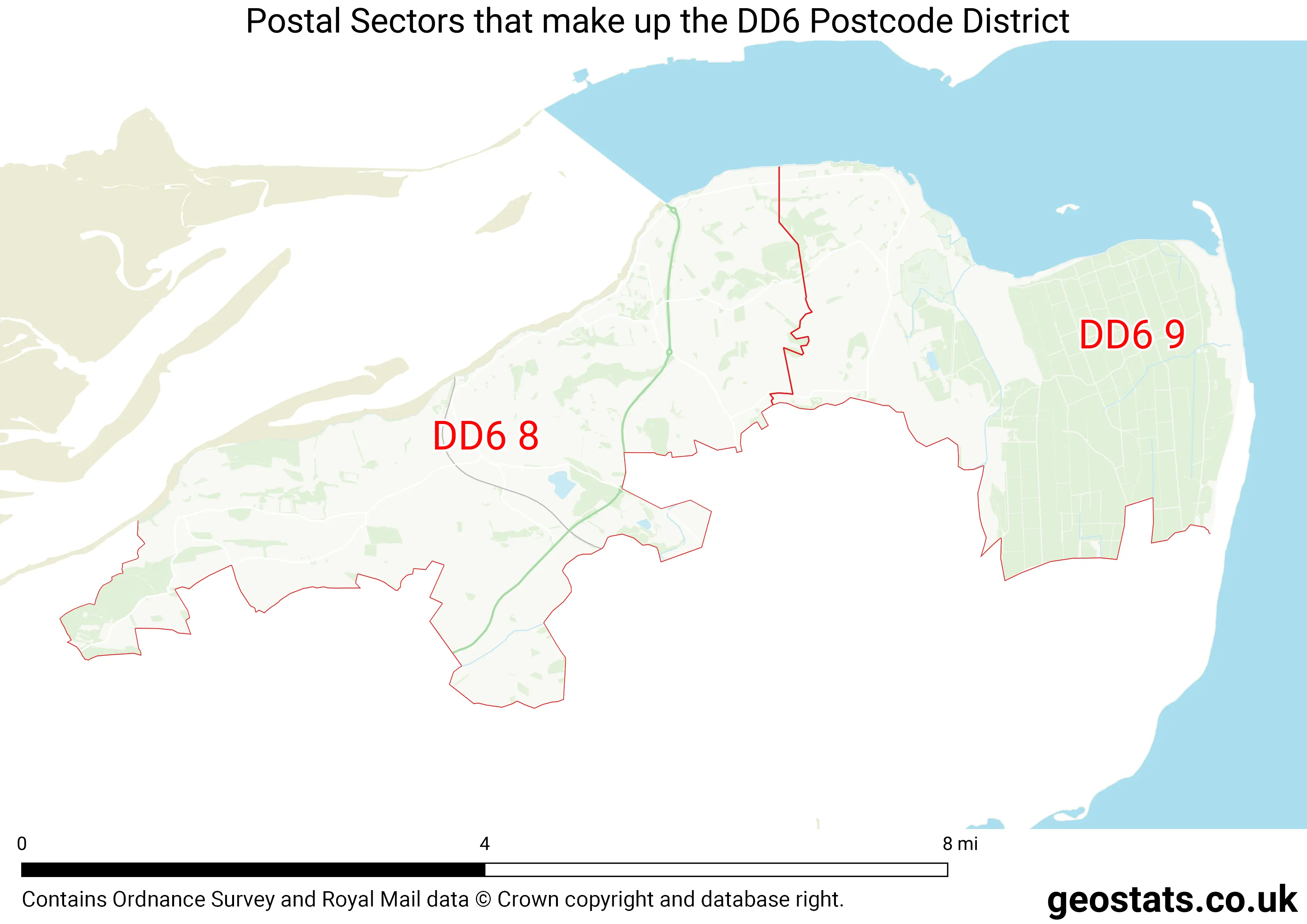 Map of the DD6  District