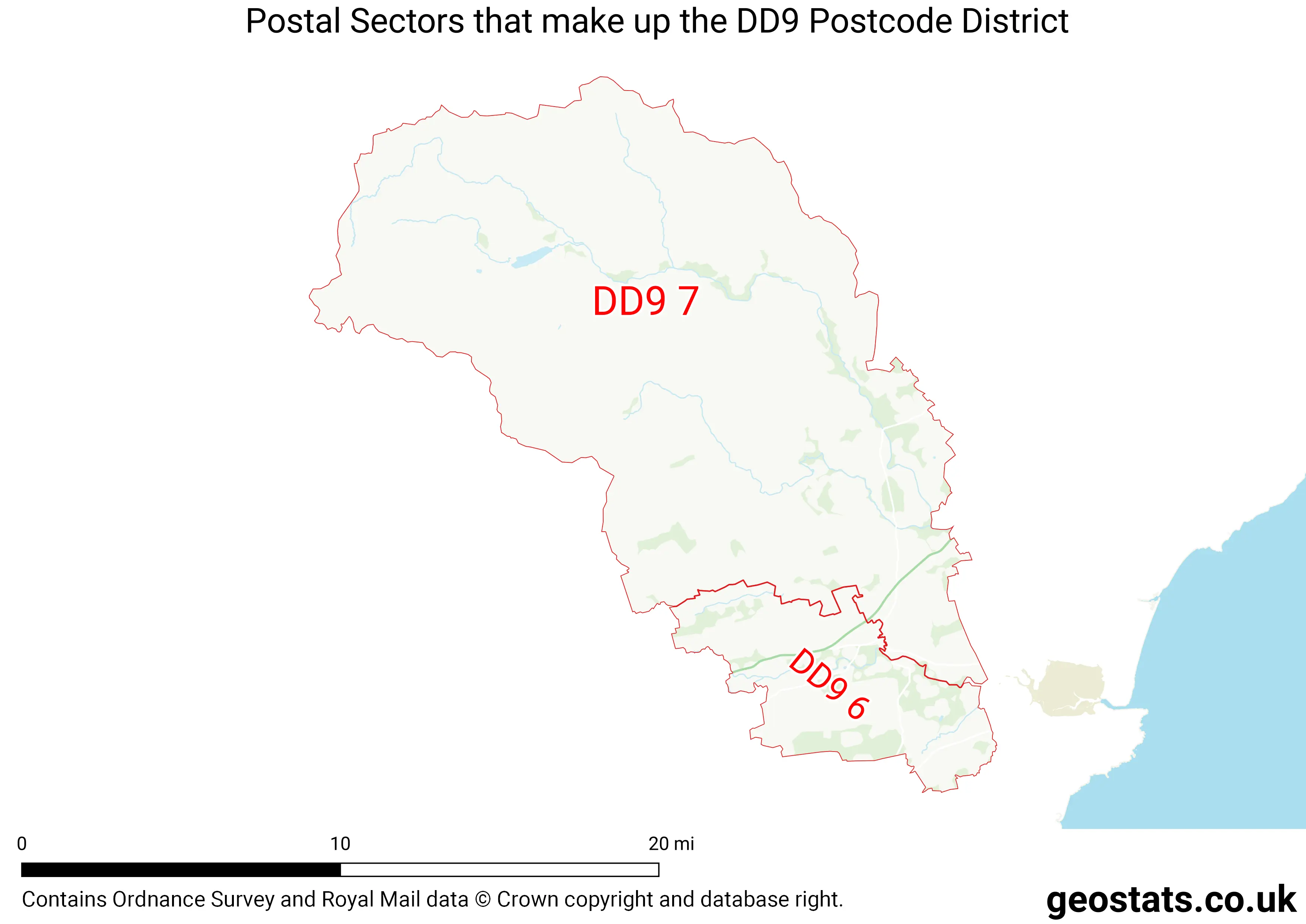 Map of the DD9  District
