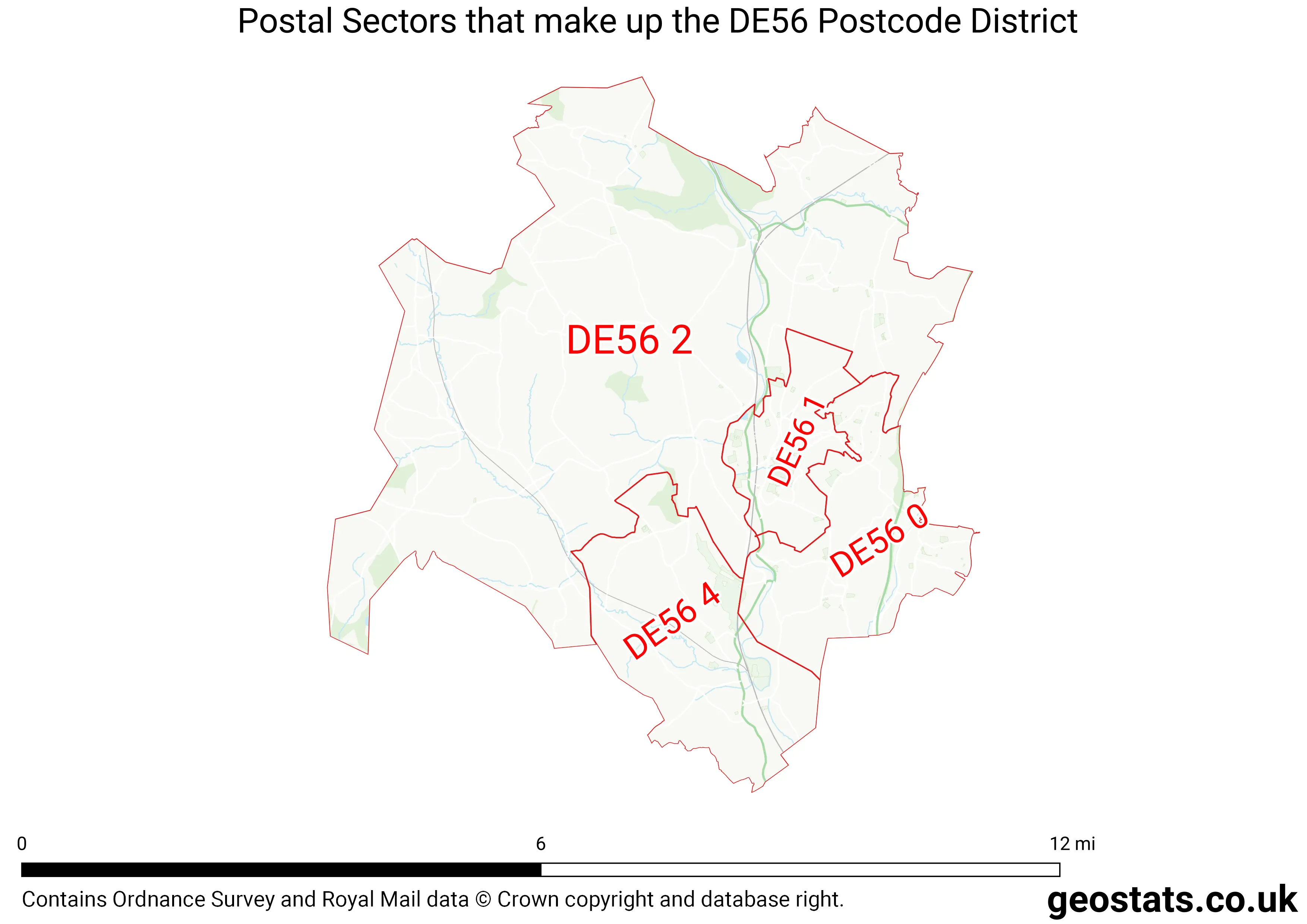 Map of the DE56  District