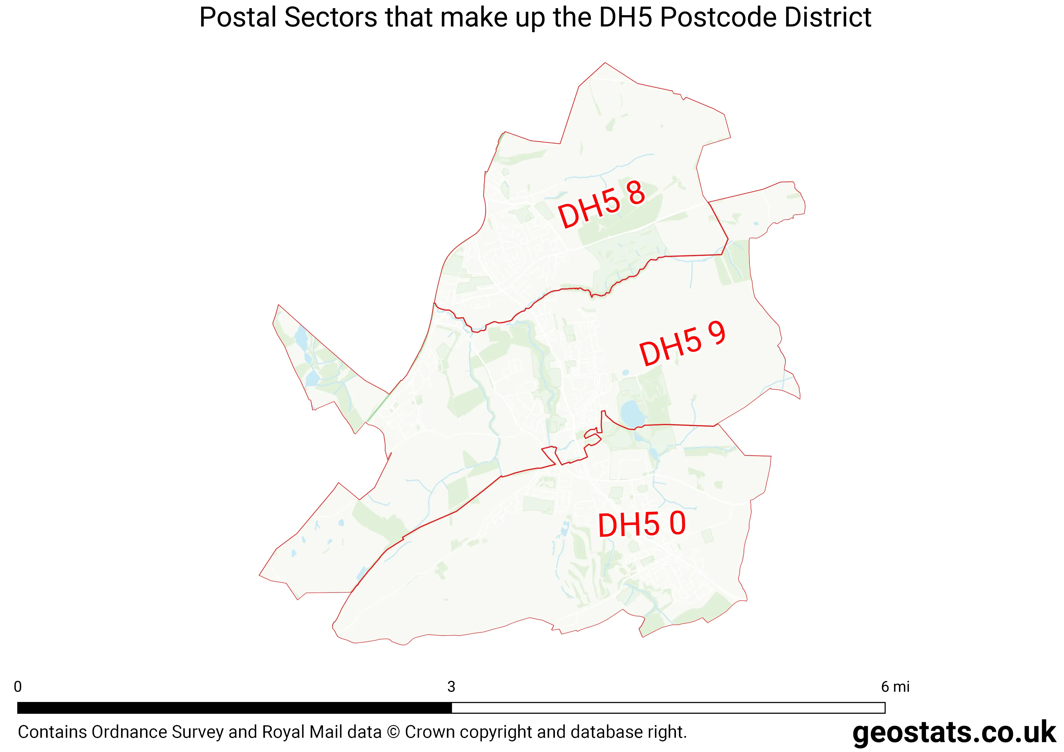 Map of the DH5  District