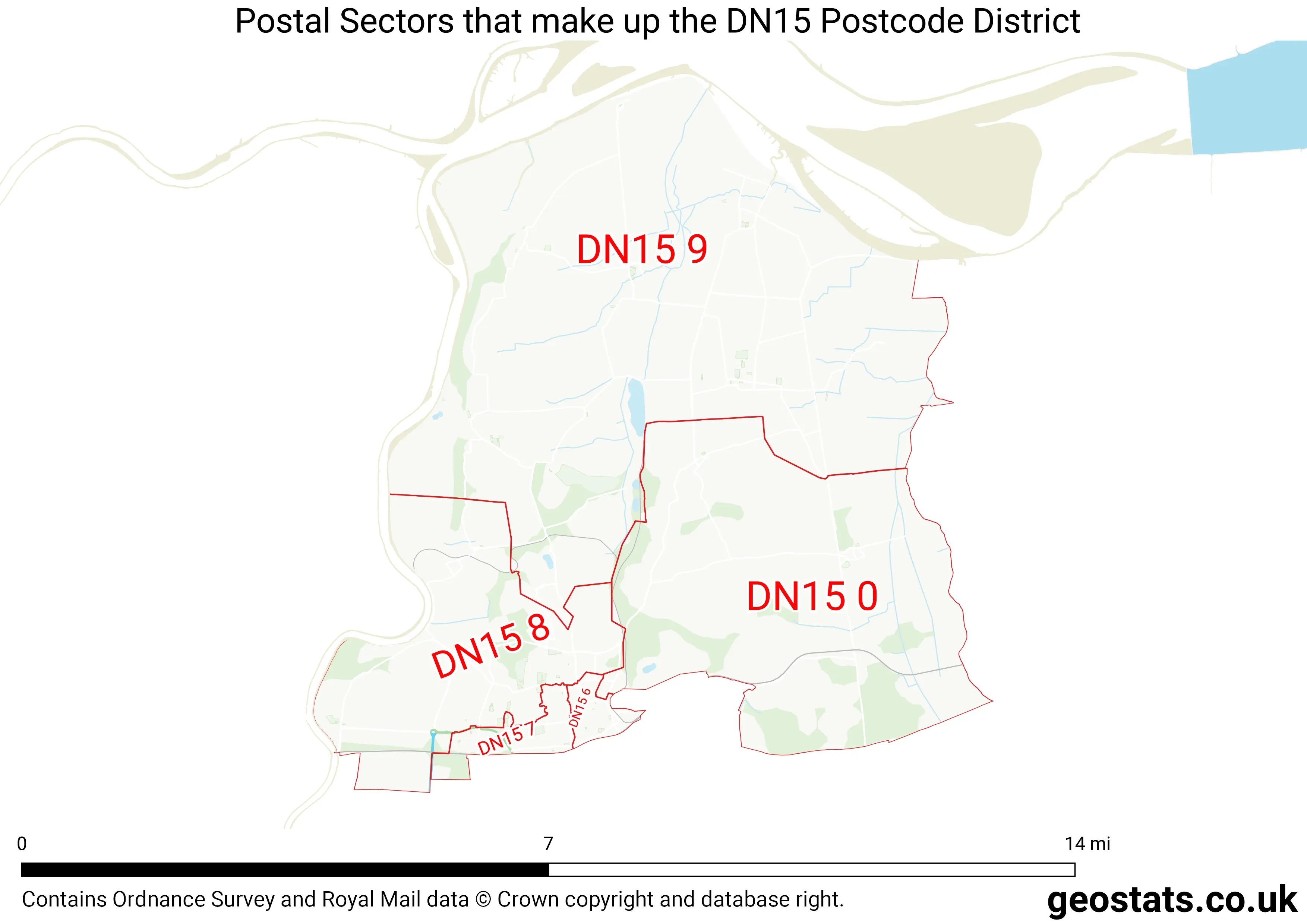 Map of the DN15  District