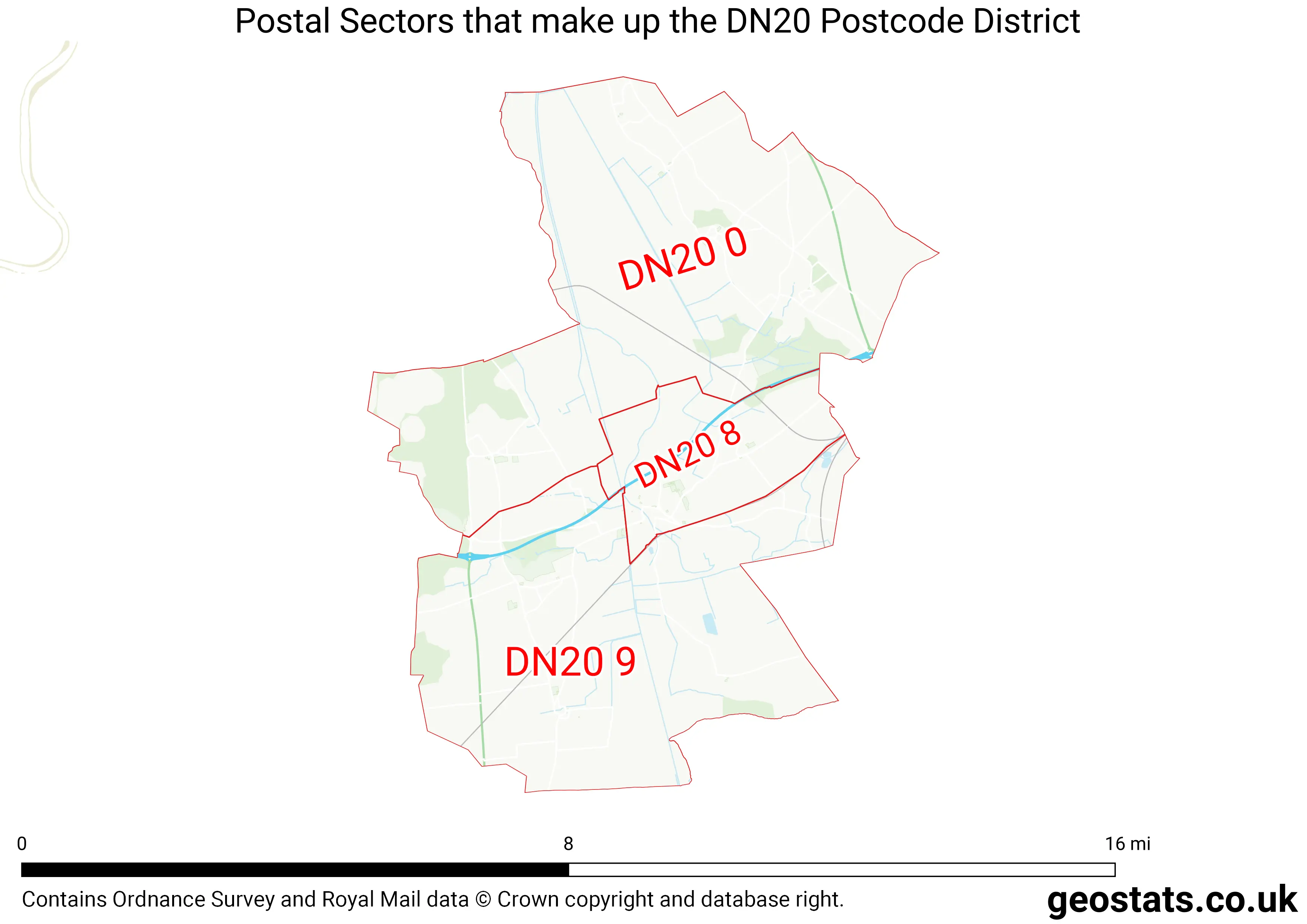 Map of the DN20  District