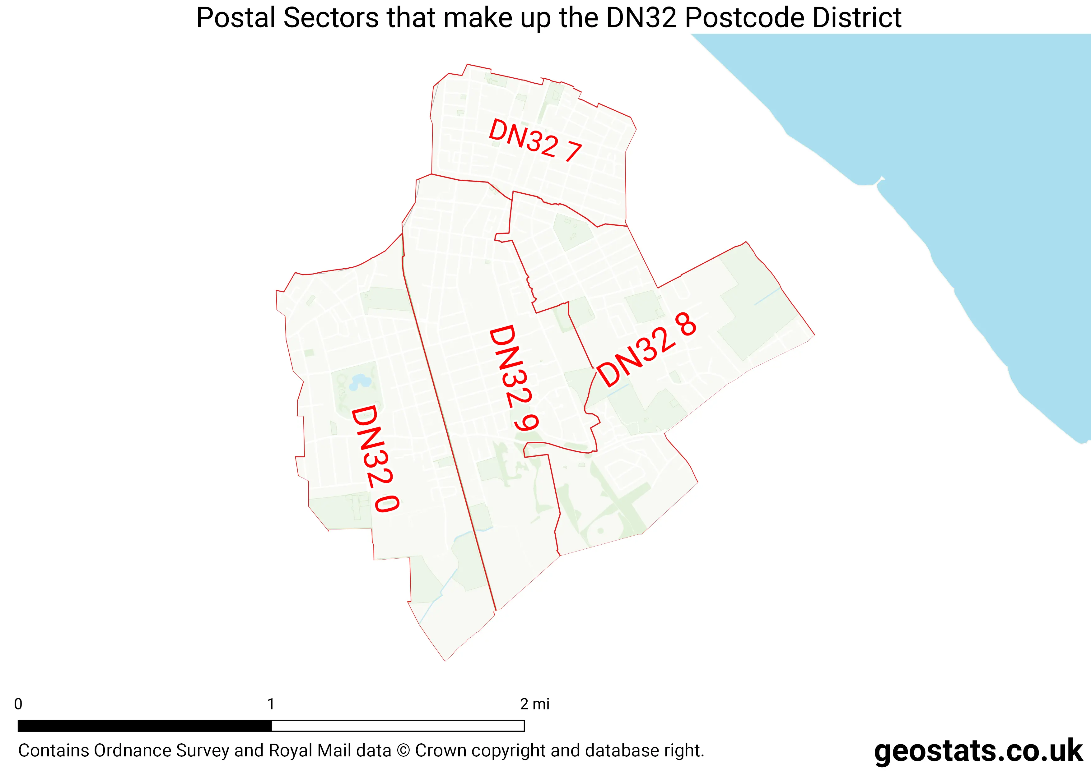 Map of the DN32  District