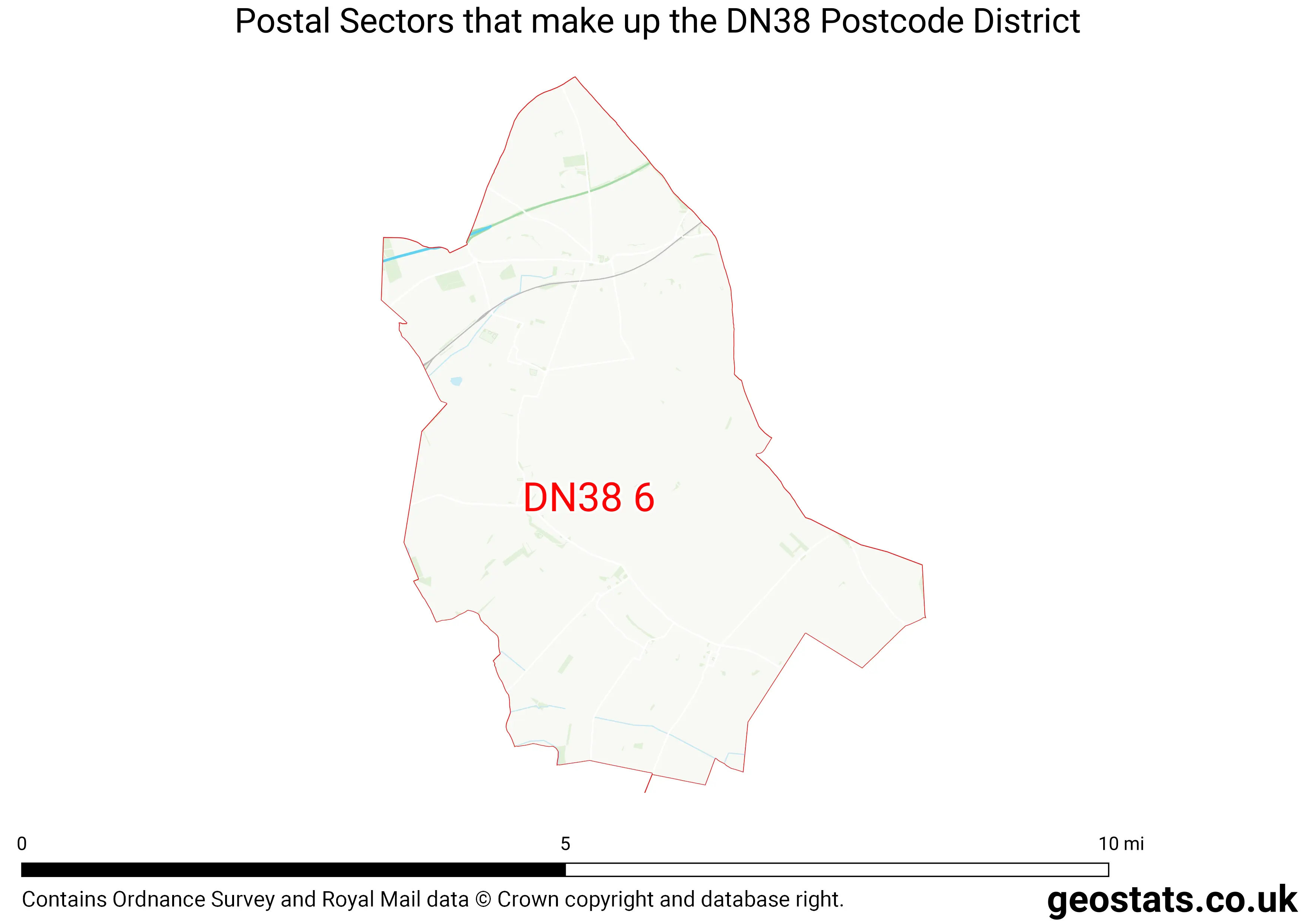 Map of the DN38  District