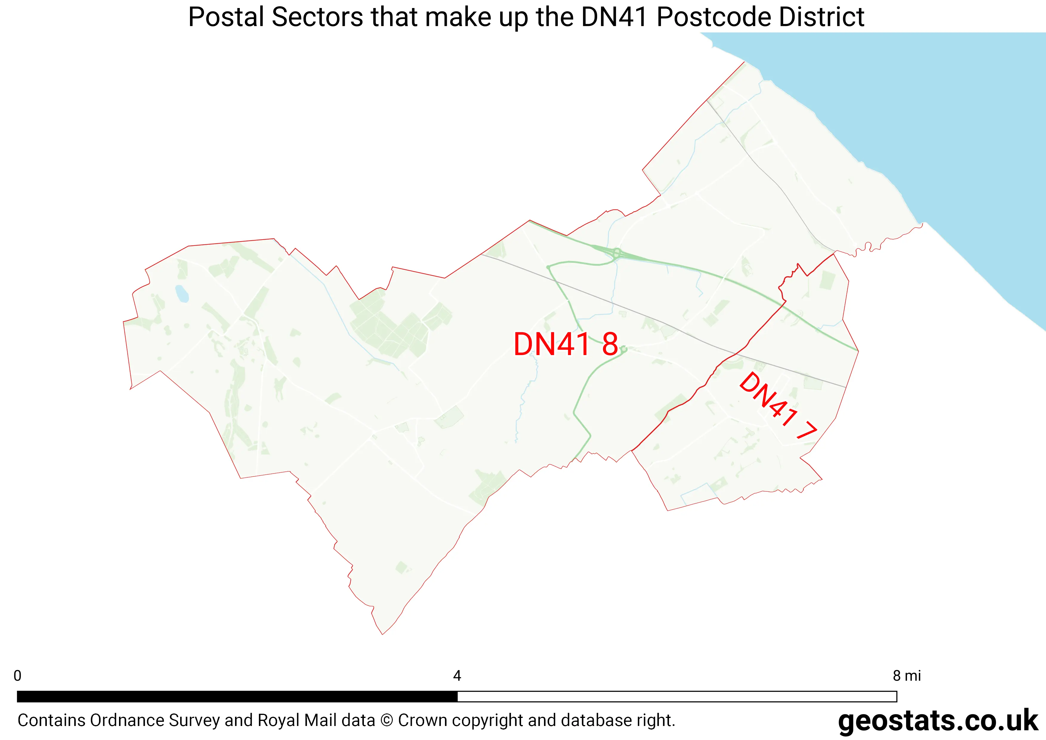 Map of the DN41  District
