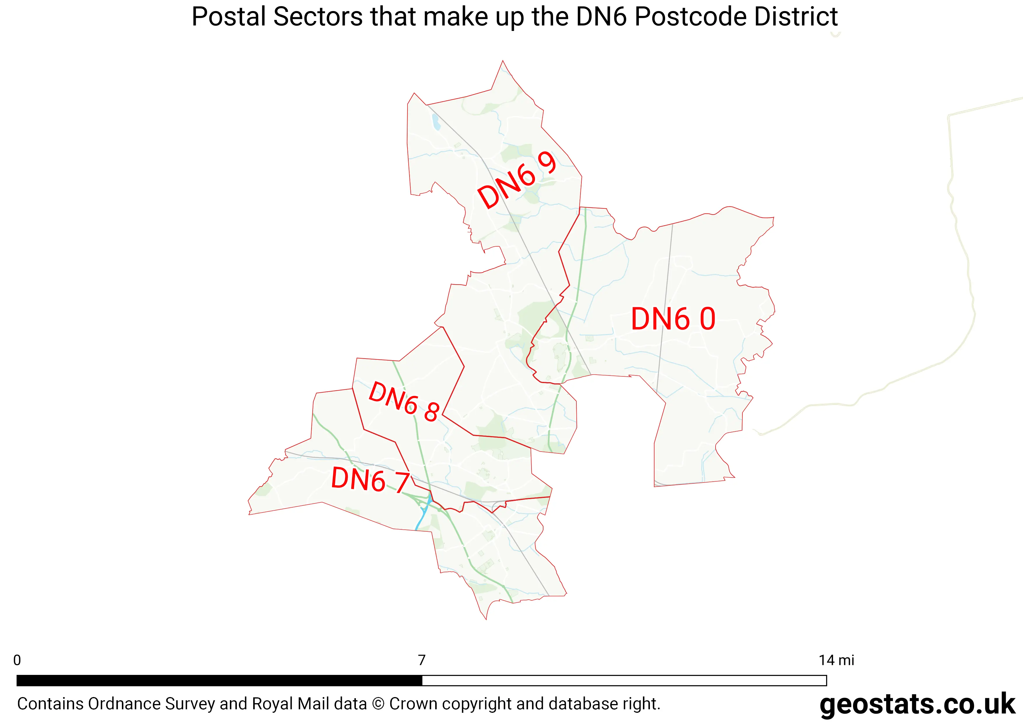 Map of the DN6  District