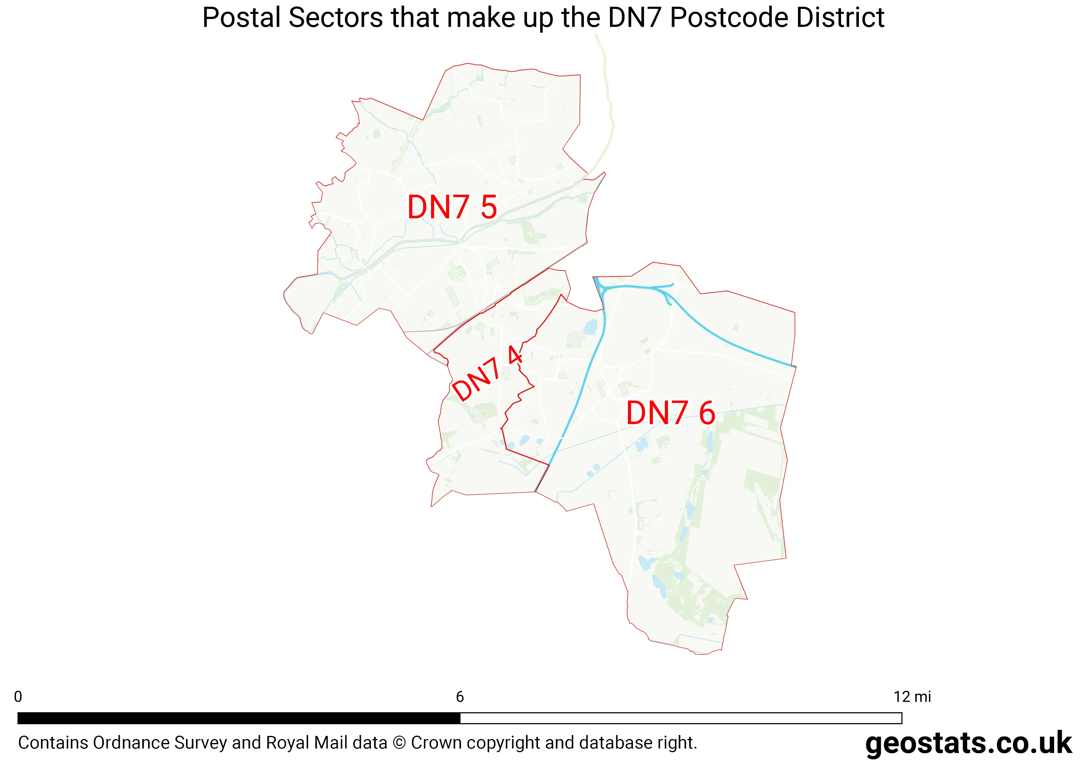 Map of the DN7  District