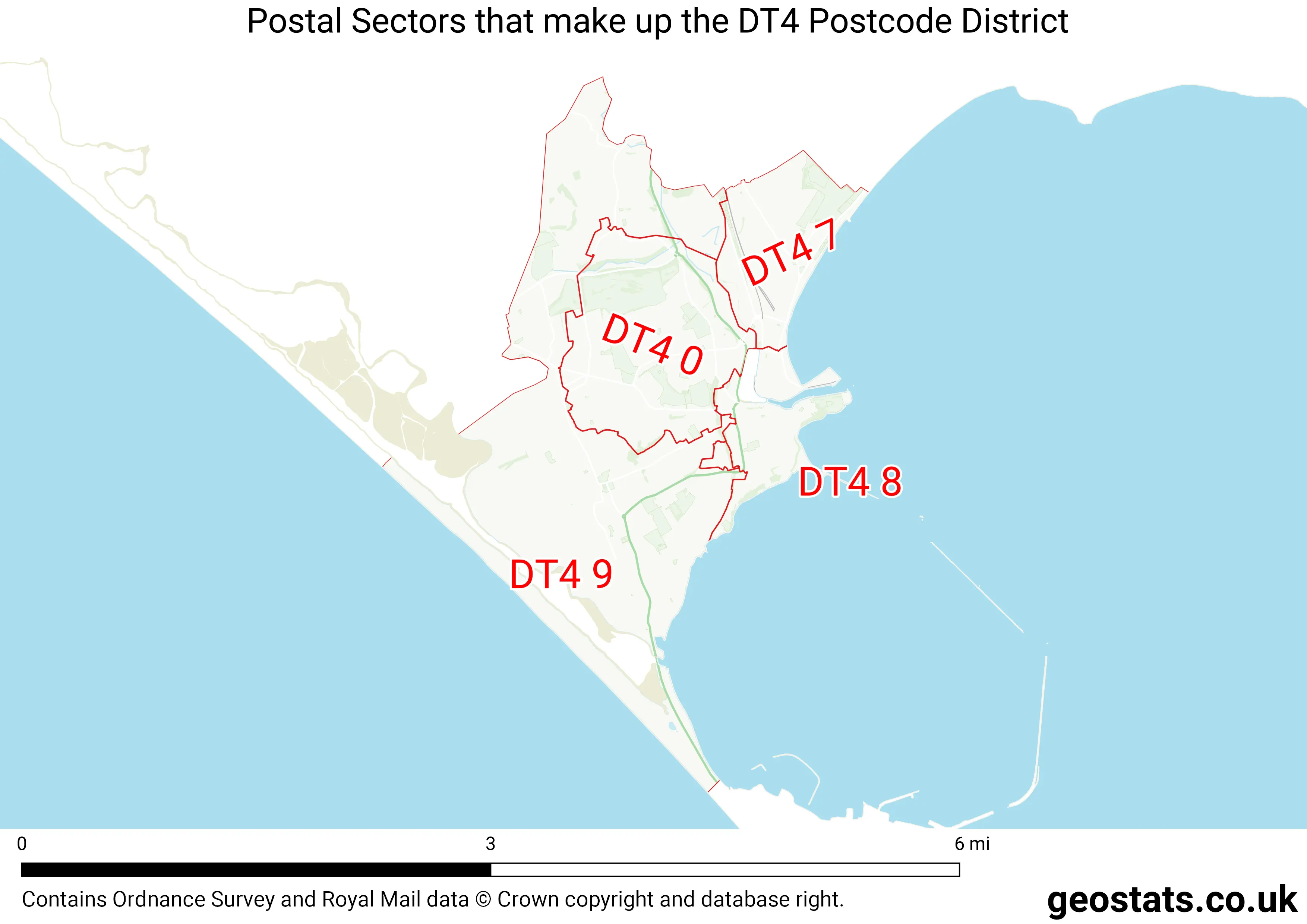 Map of the DT4  District