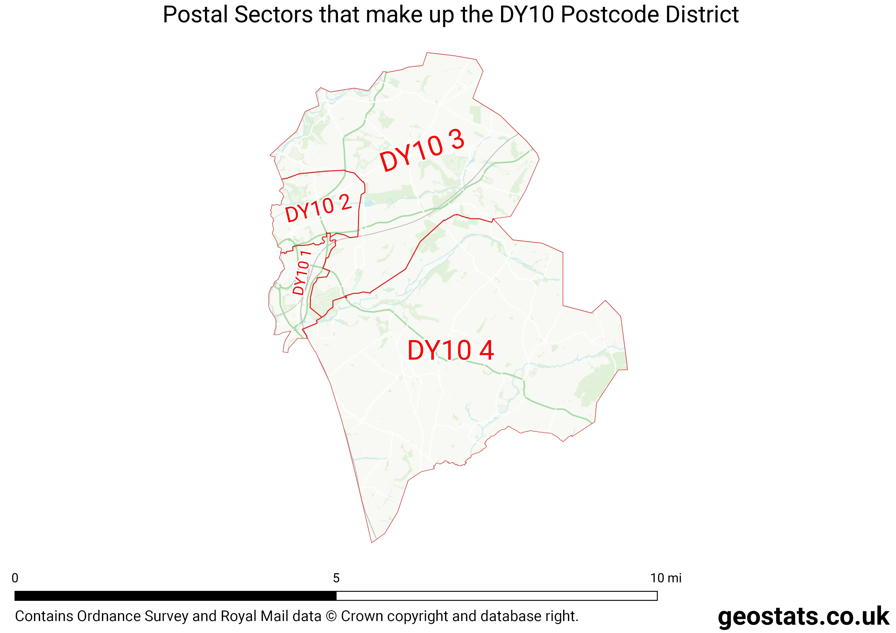 Map of the DY10  District