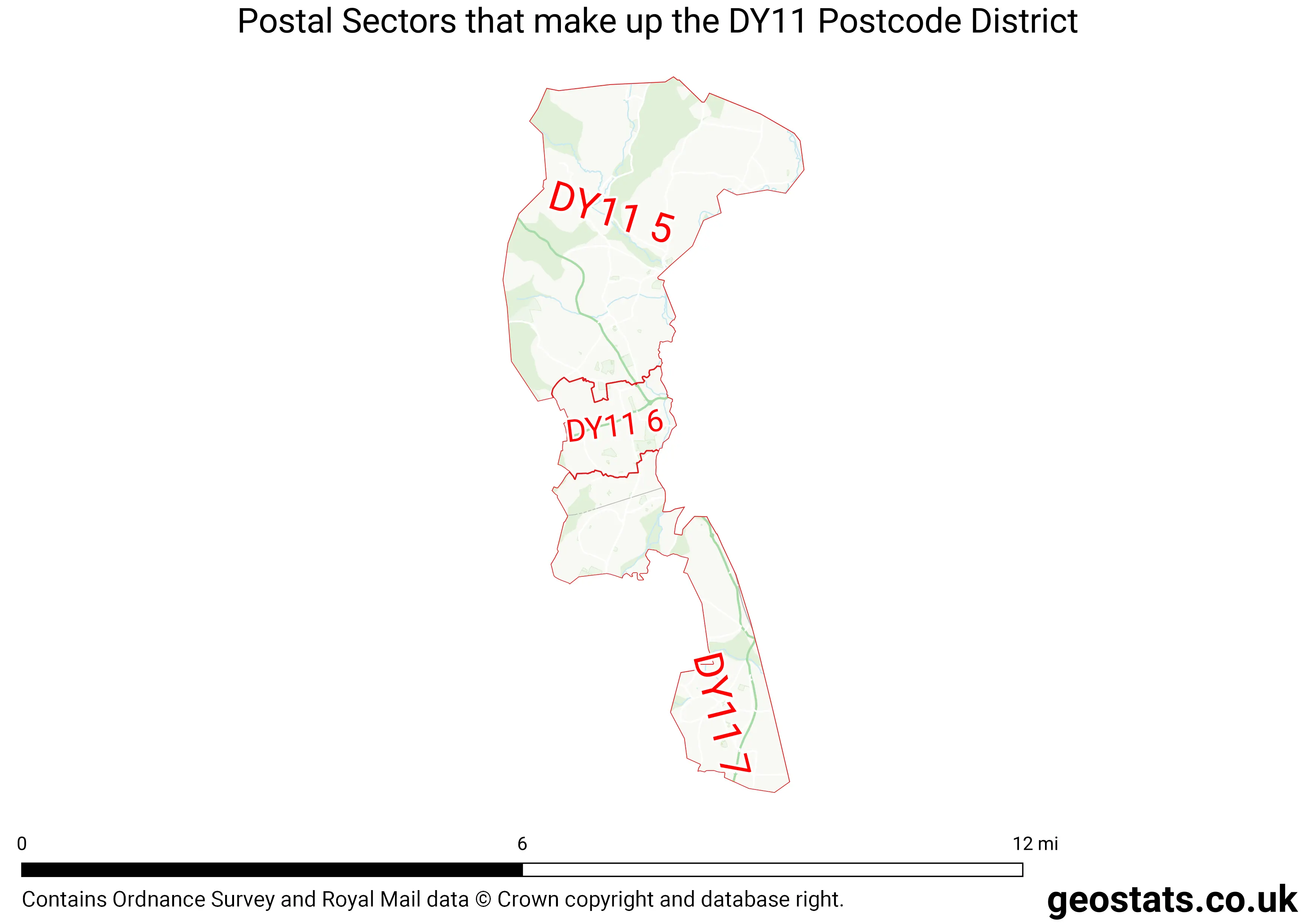 Map of the DY11  District