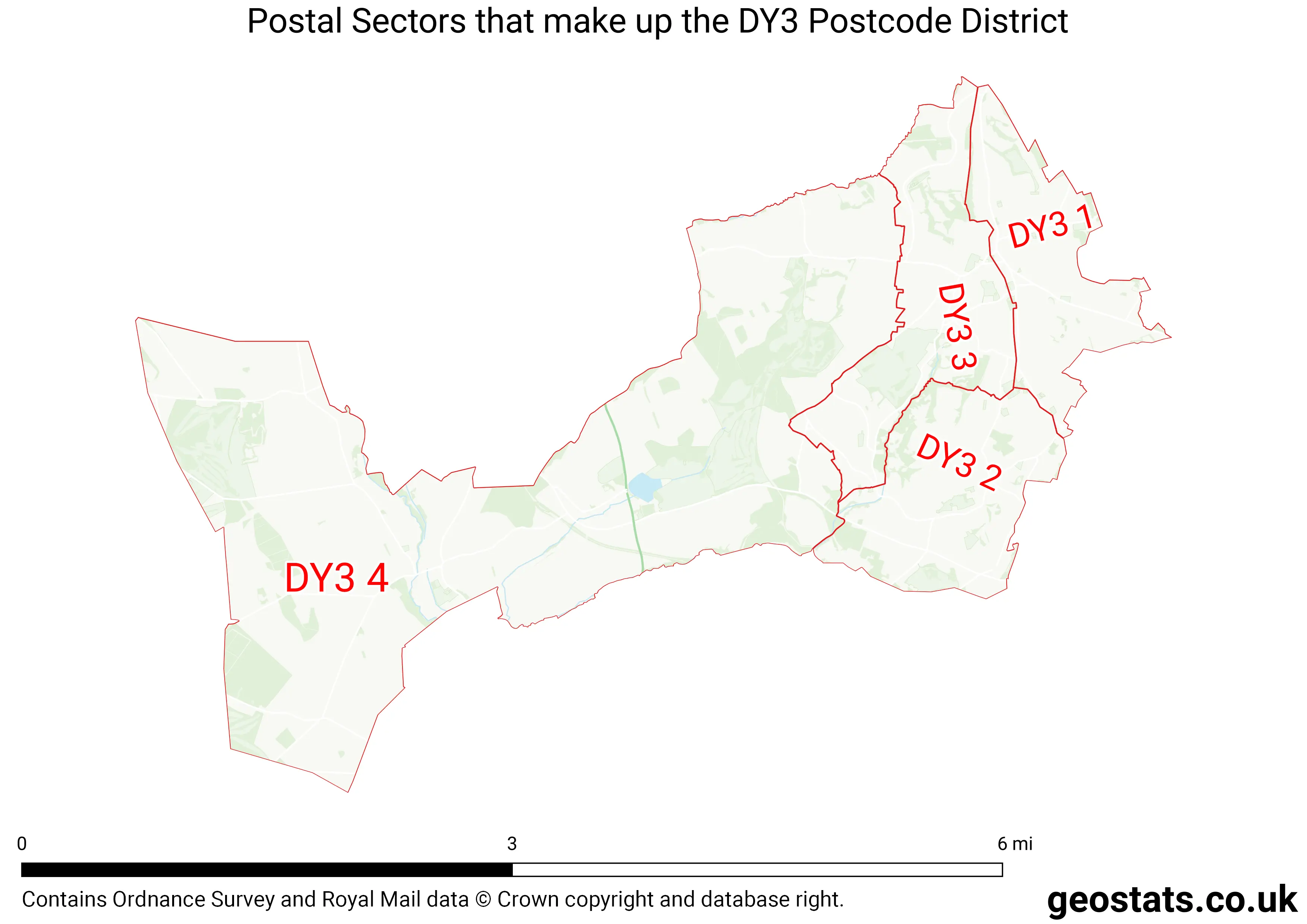Map of the DY3  District