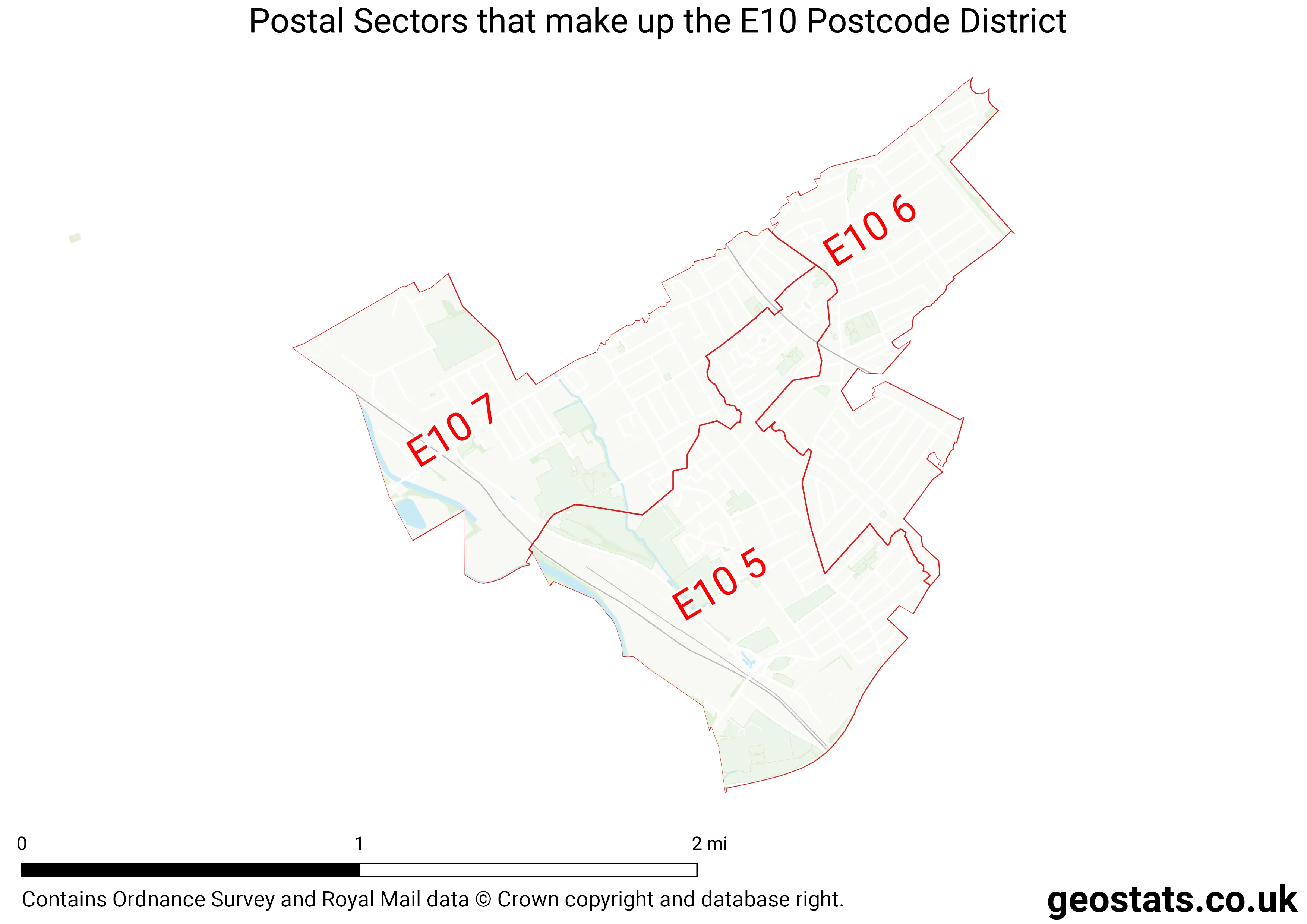 Map of the E10  District