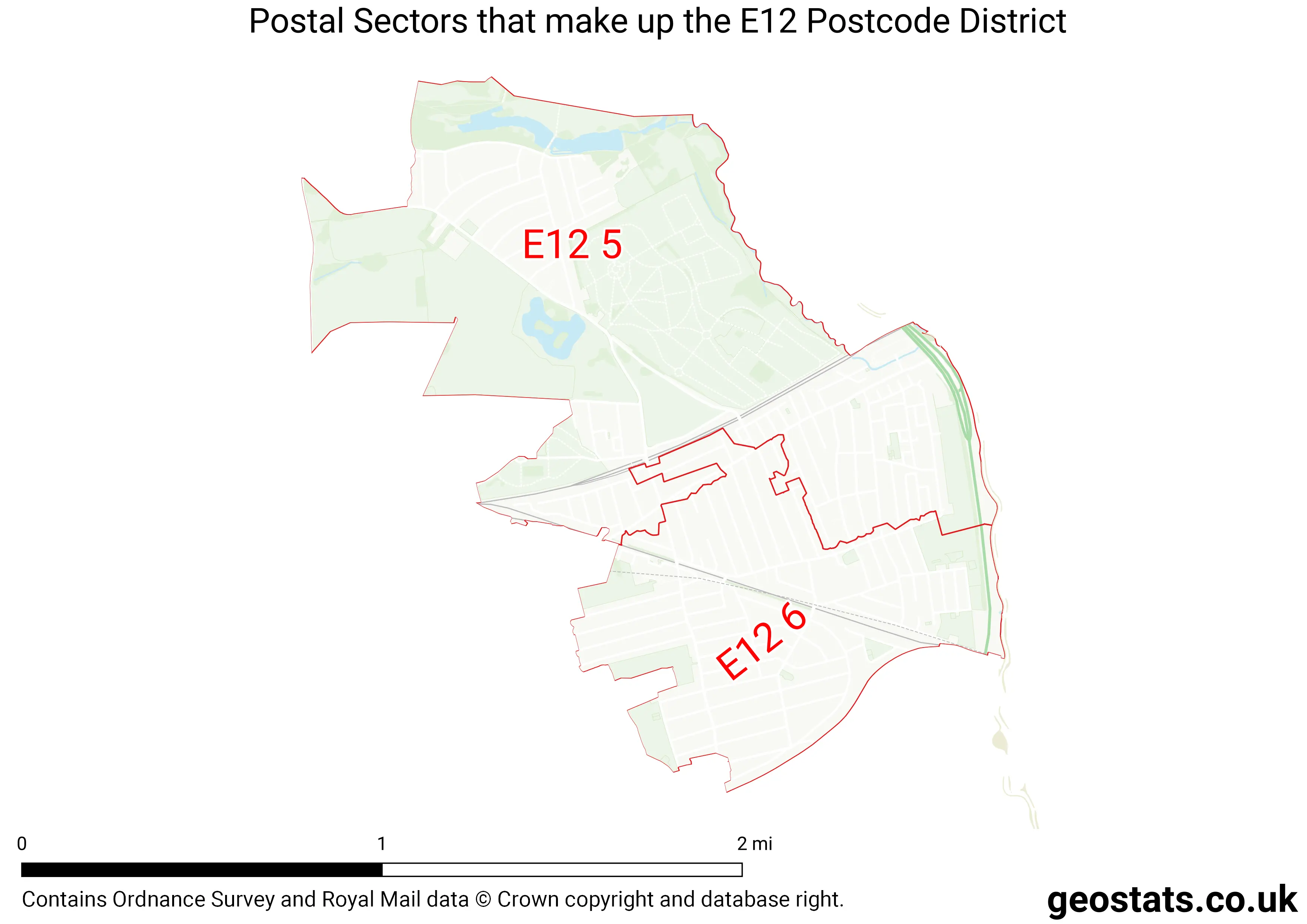 Map of the E12  District