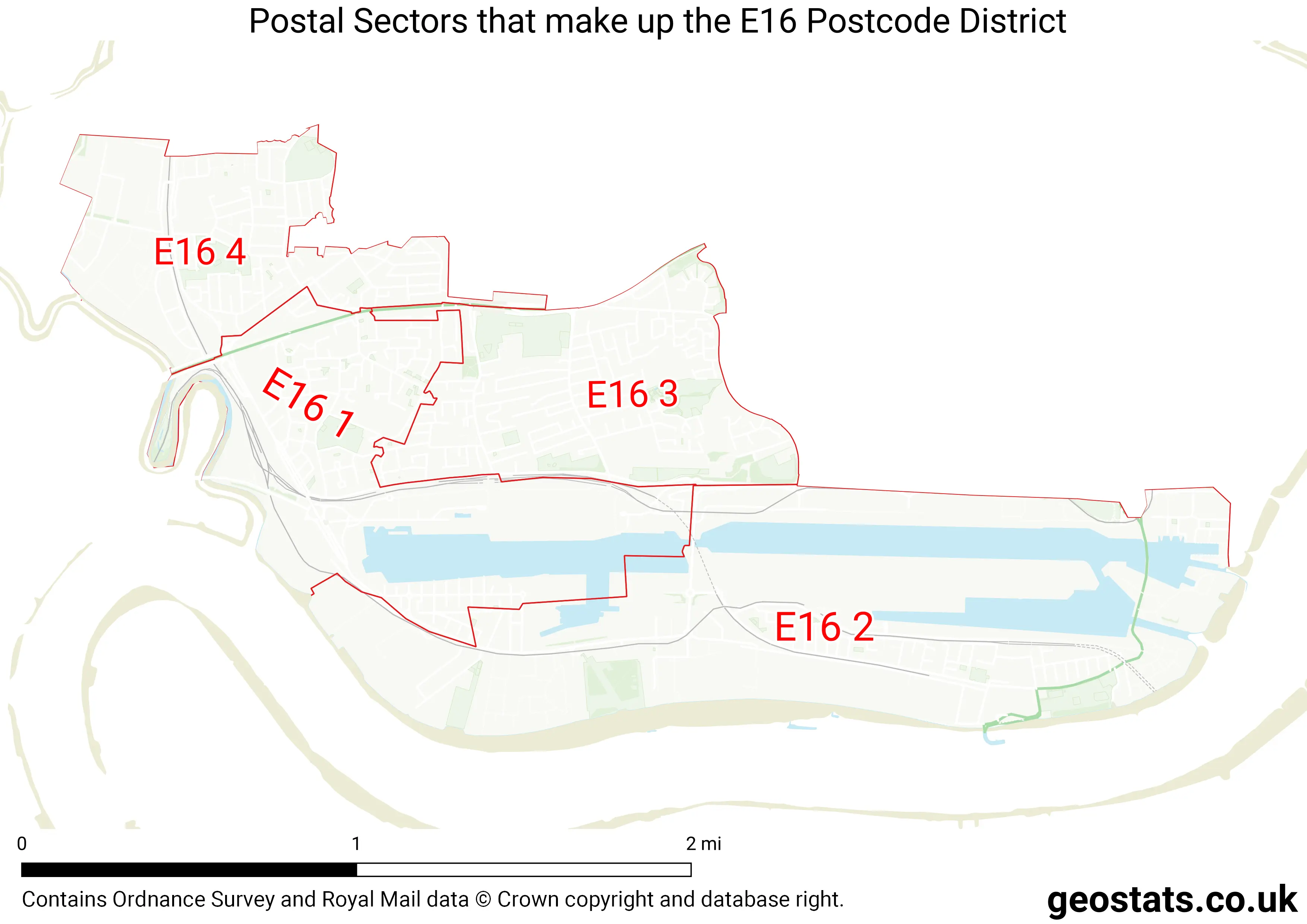 Map of the E16  District