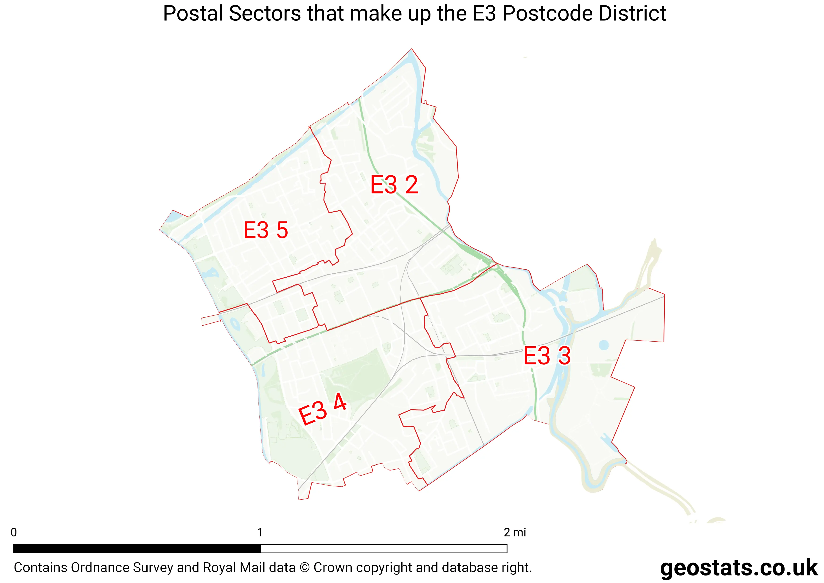 Map of the E3  District