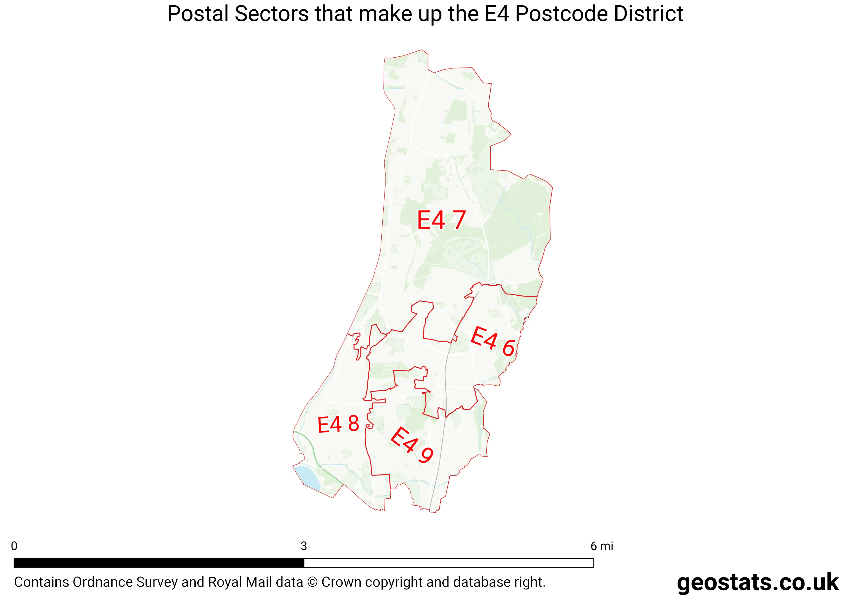 Map of the E4  District