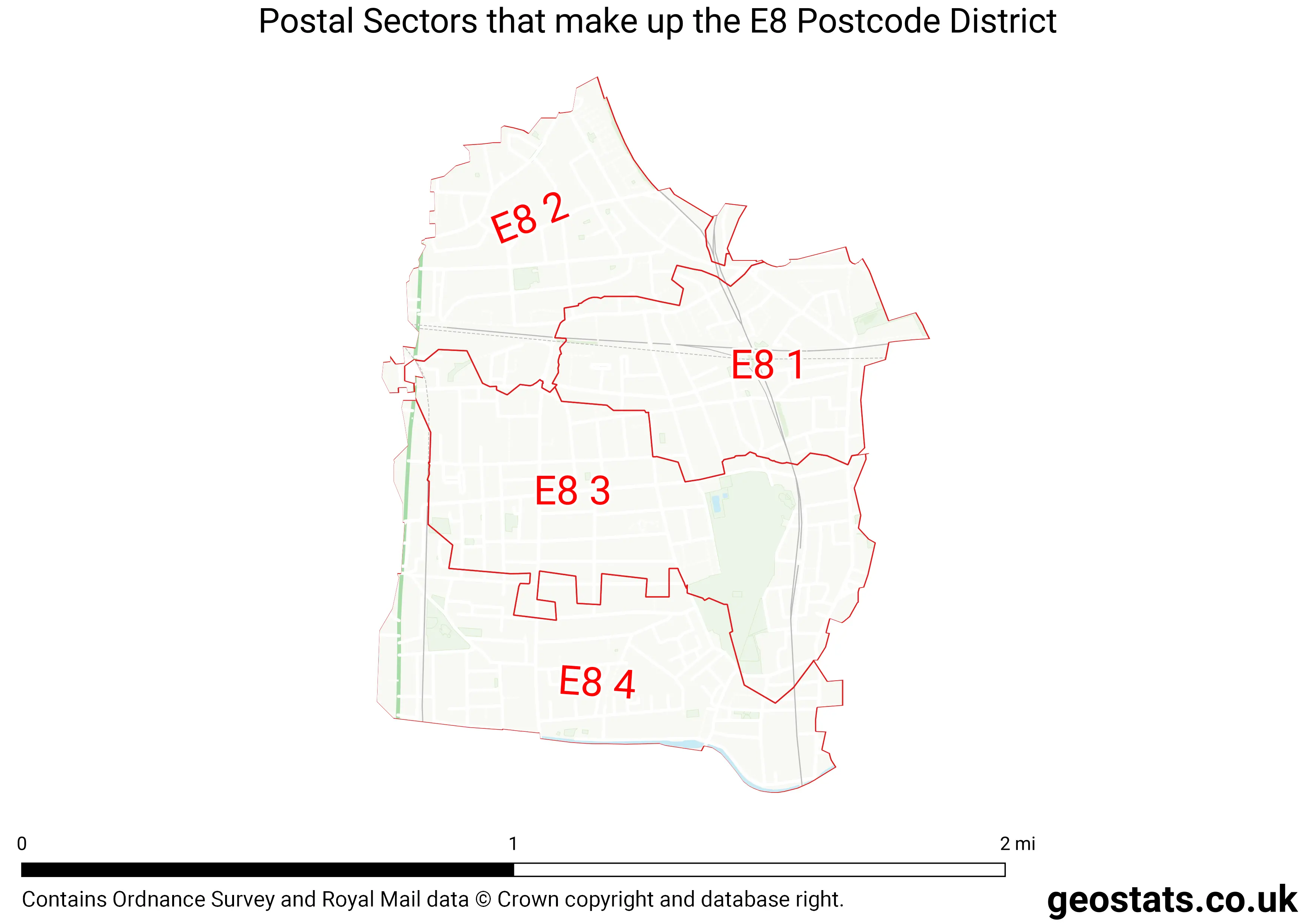 Map of the E8  District