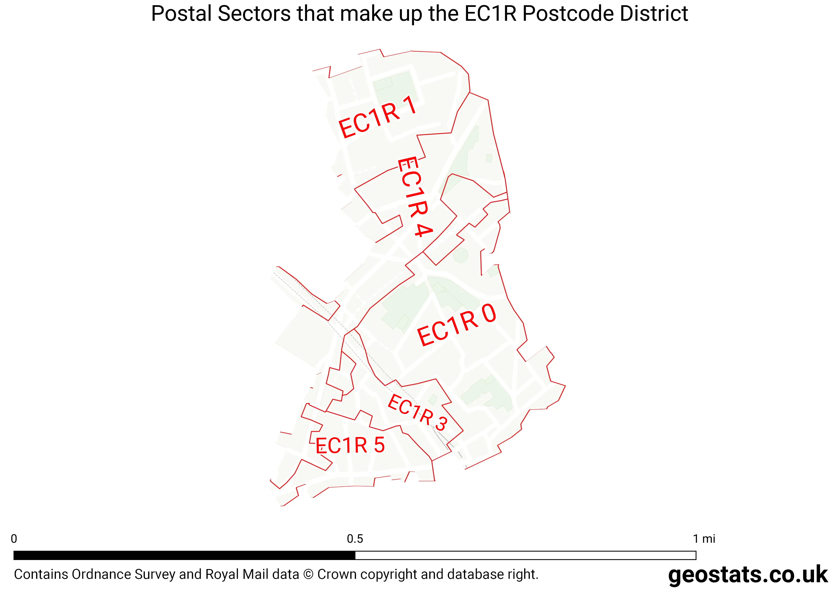 Map of the EC1R  District