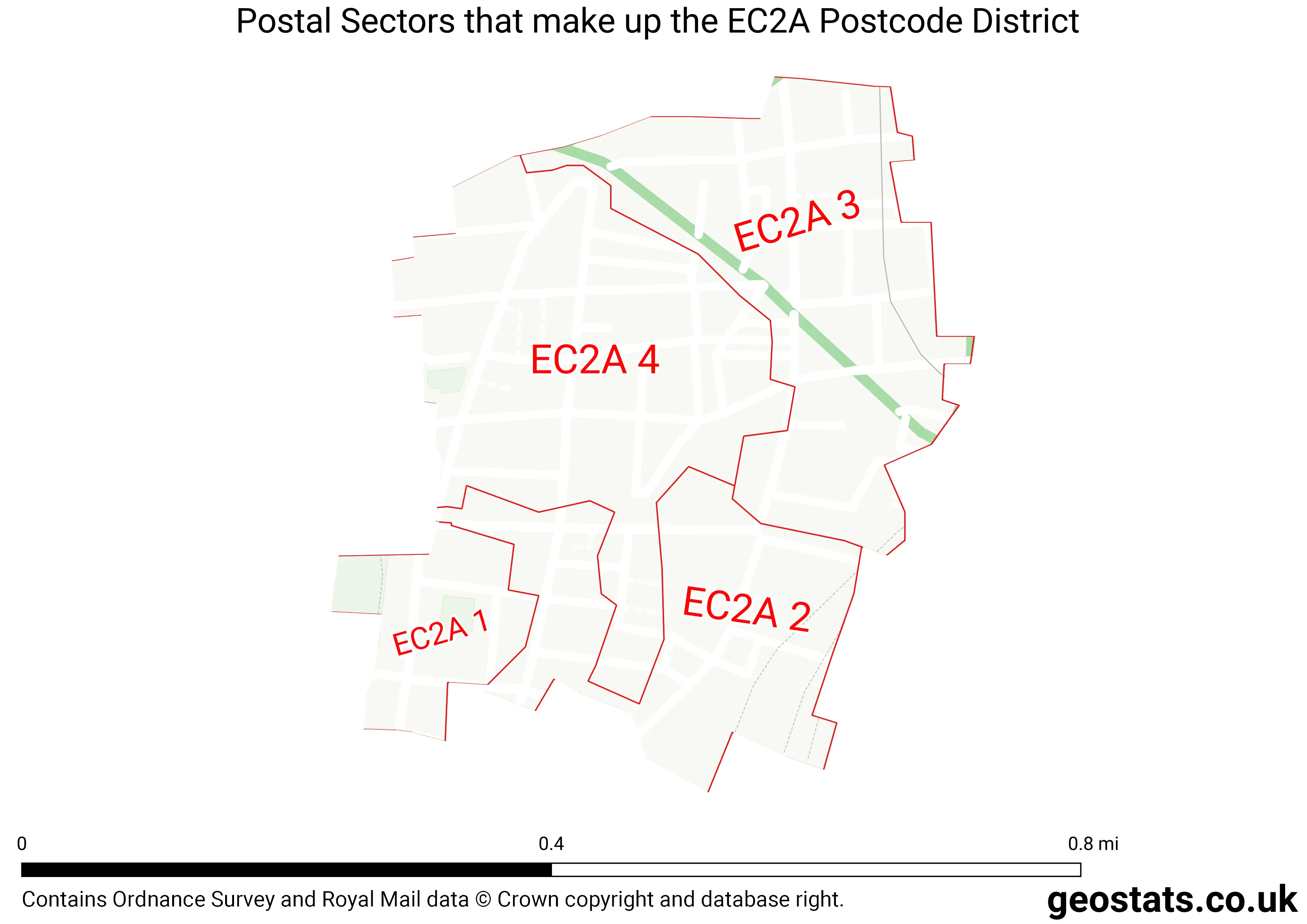 Map of the EC2A  District