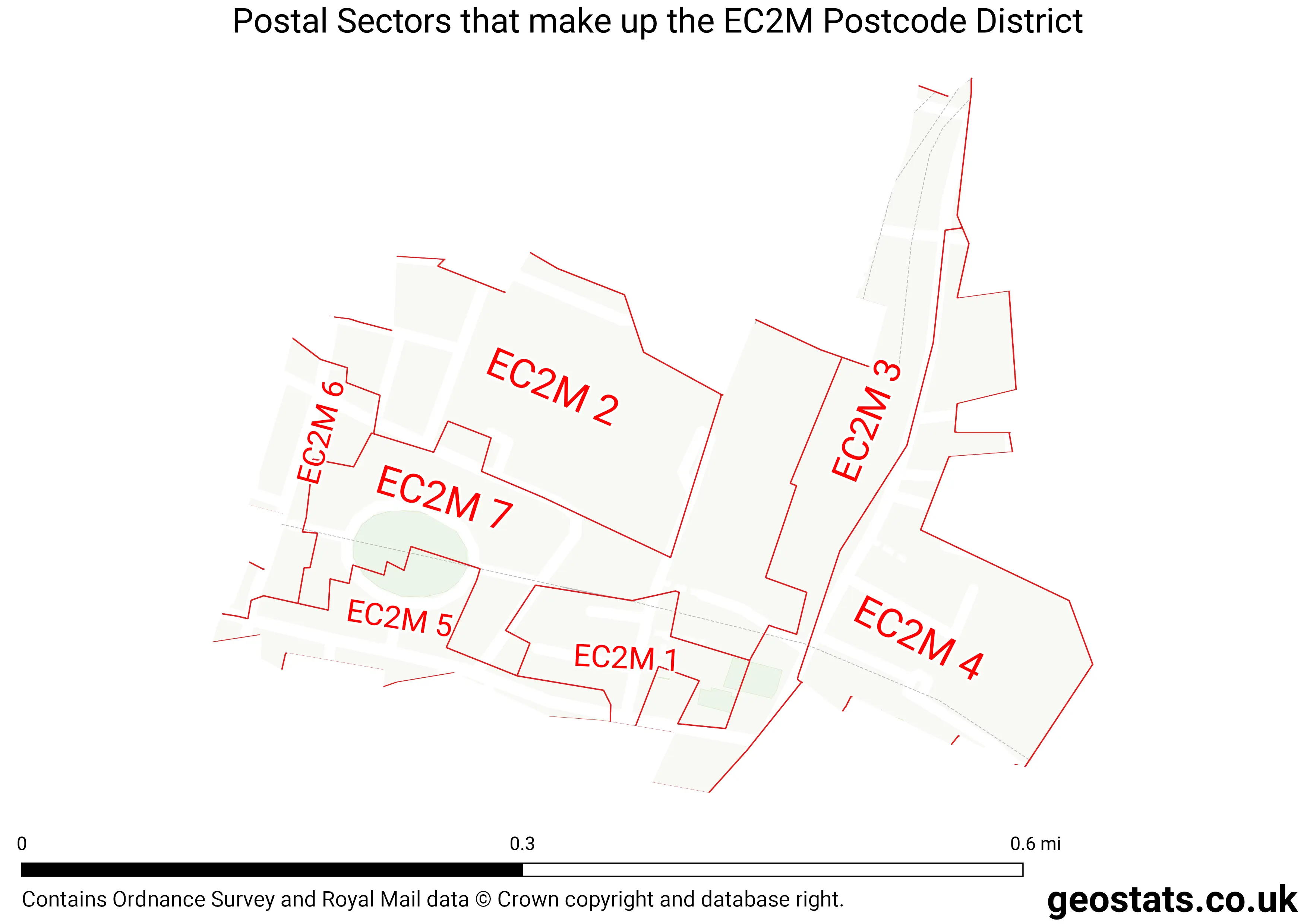 Map of the EC2M  District