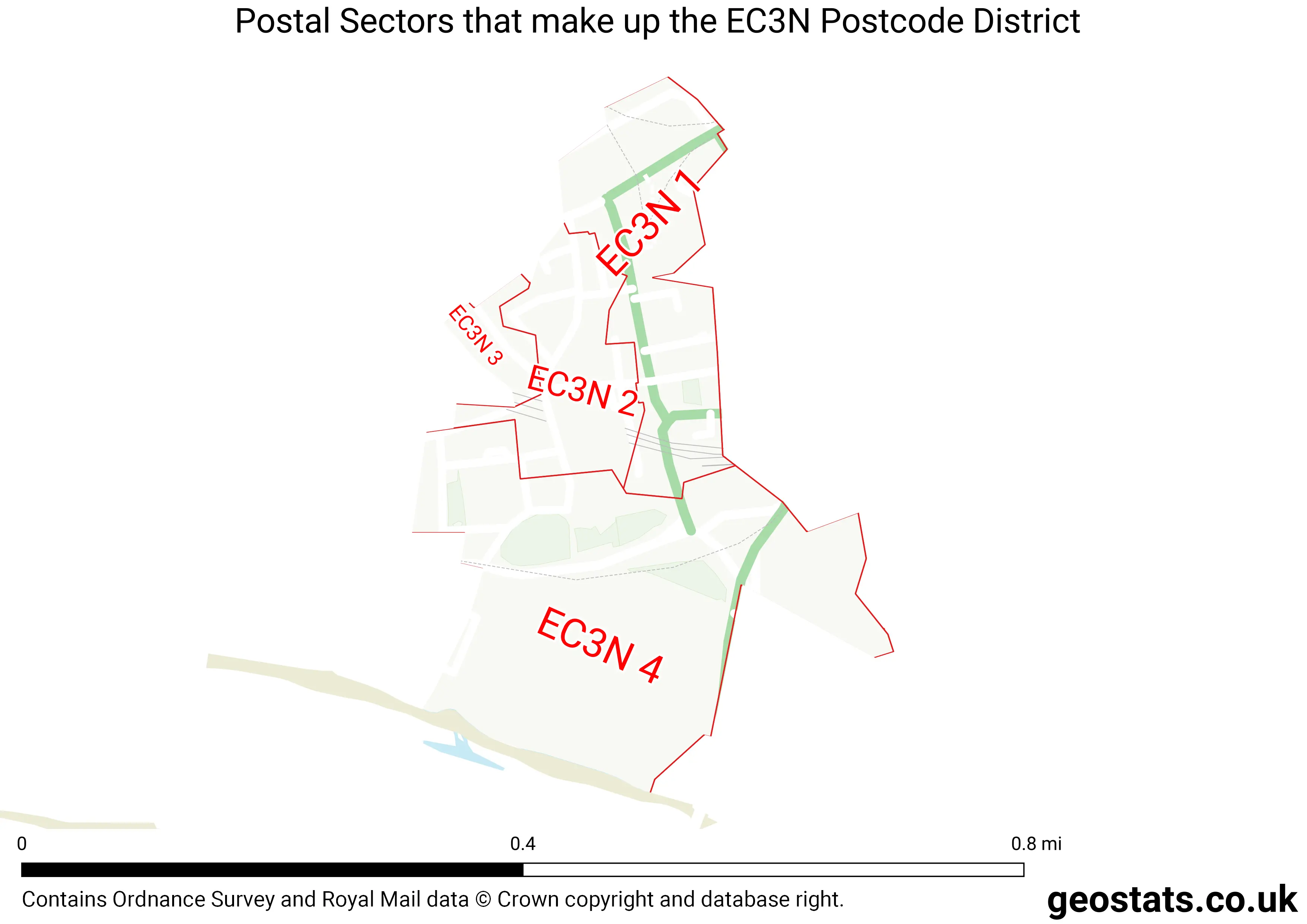 Map of the EC3N  District
