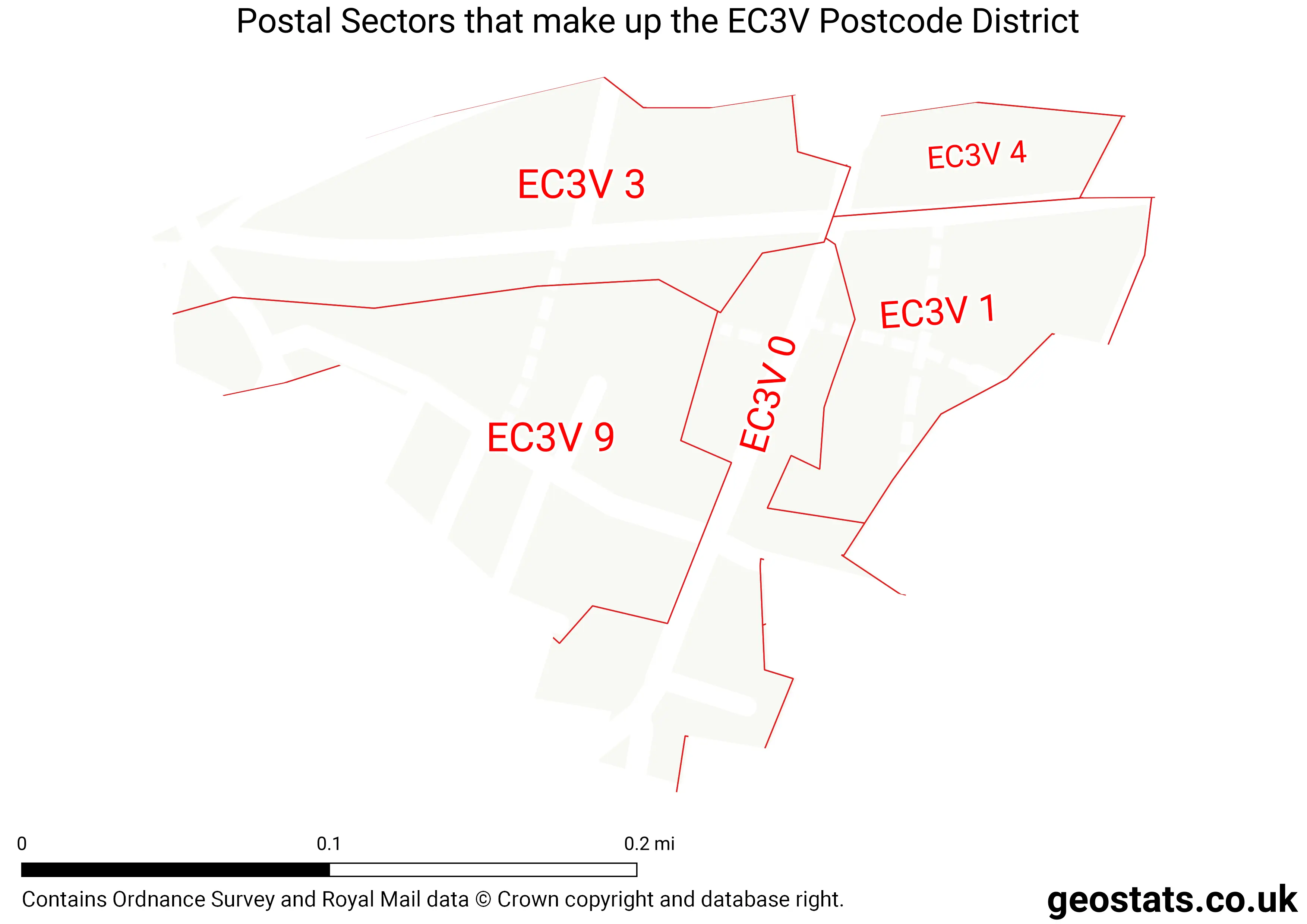 Map of the EC3V  District
