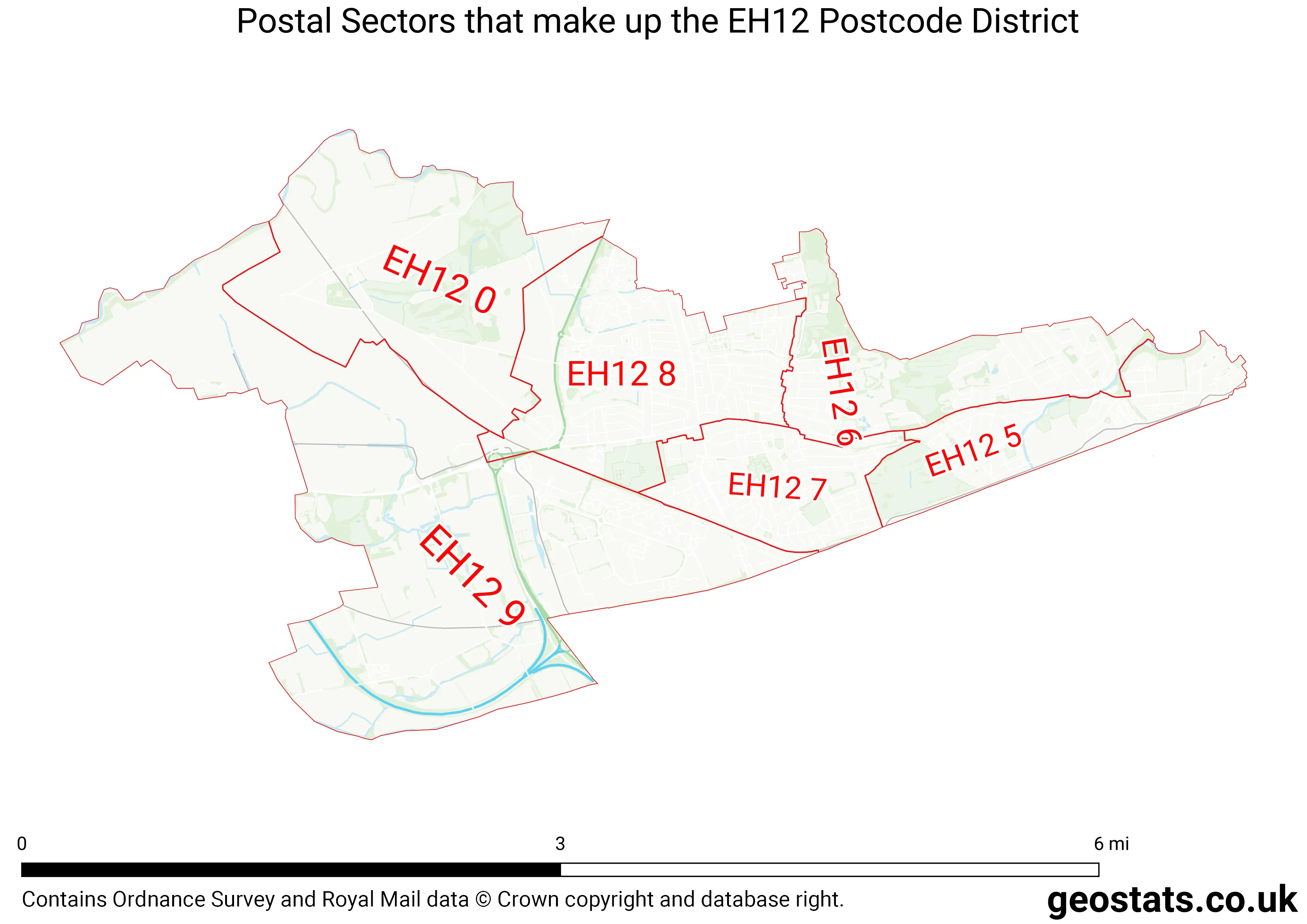 Map of the EH12  District