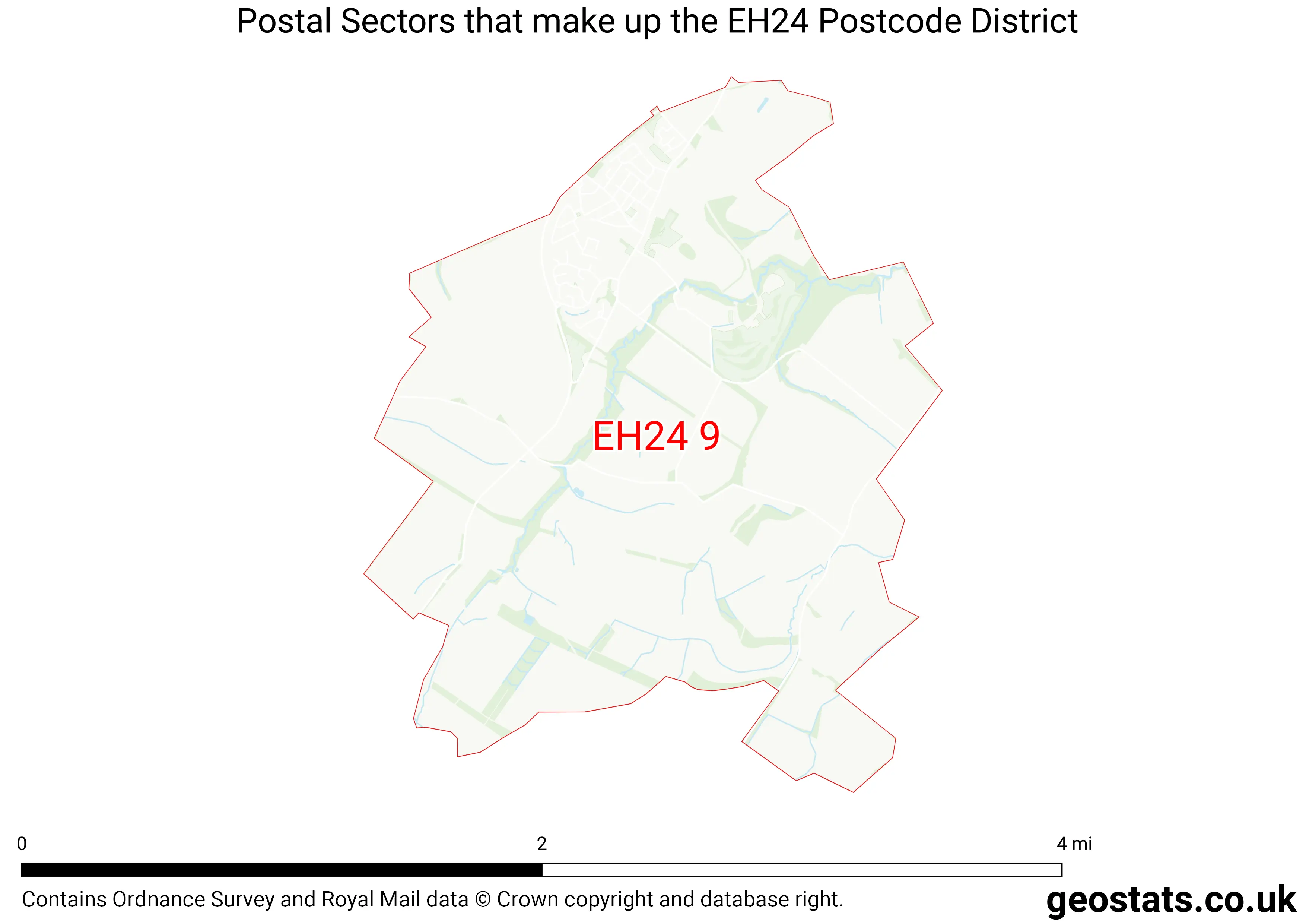 Map of the EH24  District