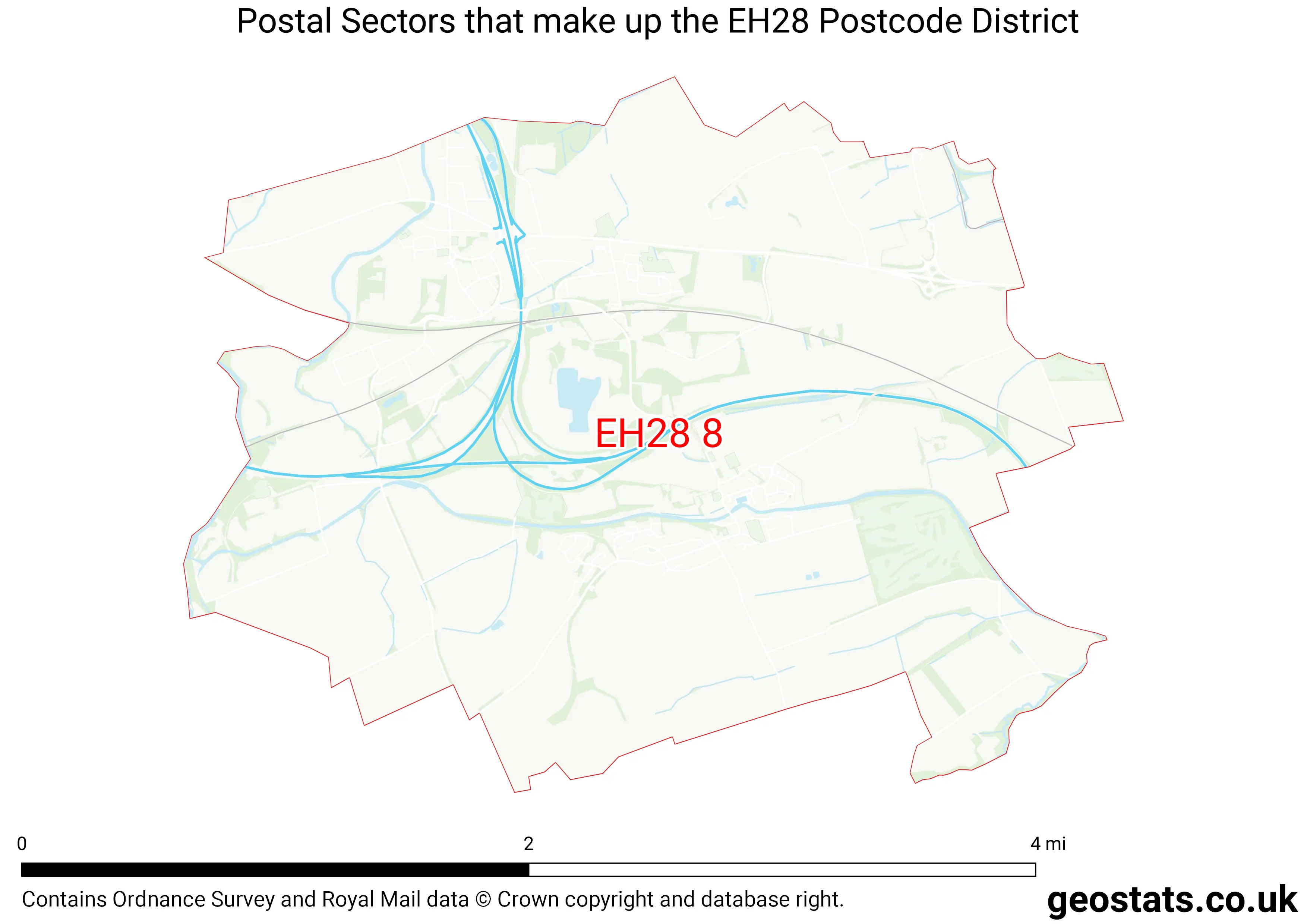 Map of the EH28 District