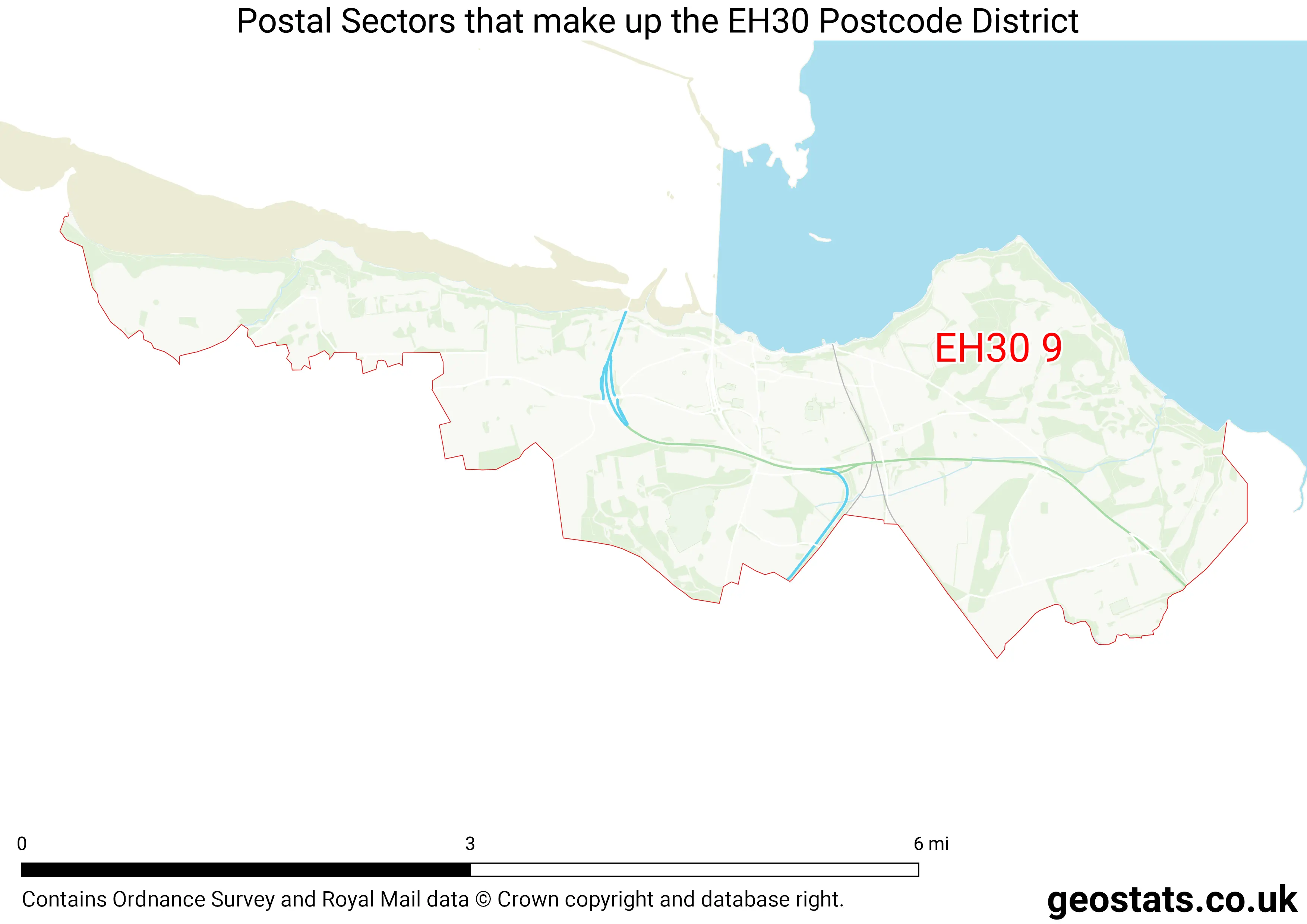 Map of the EH30  District