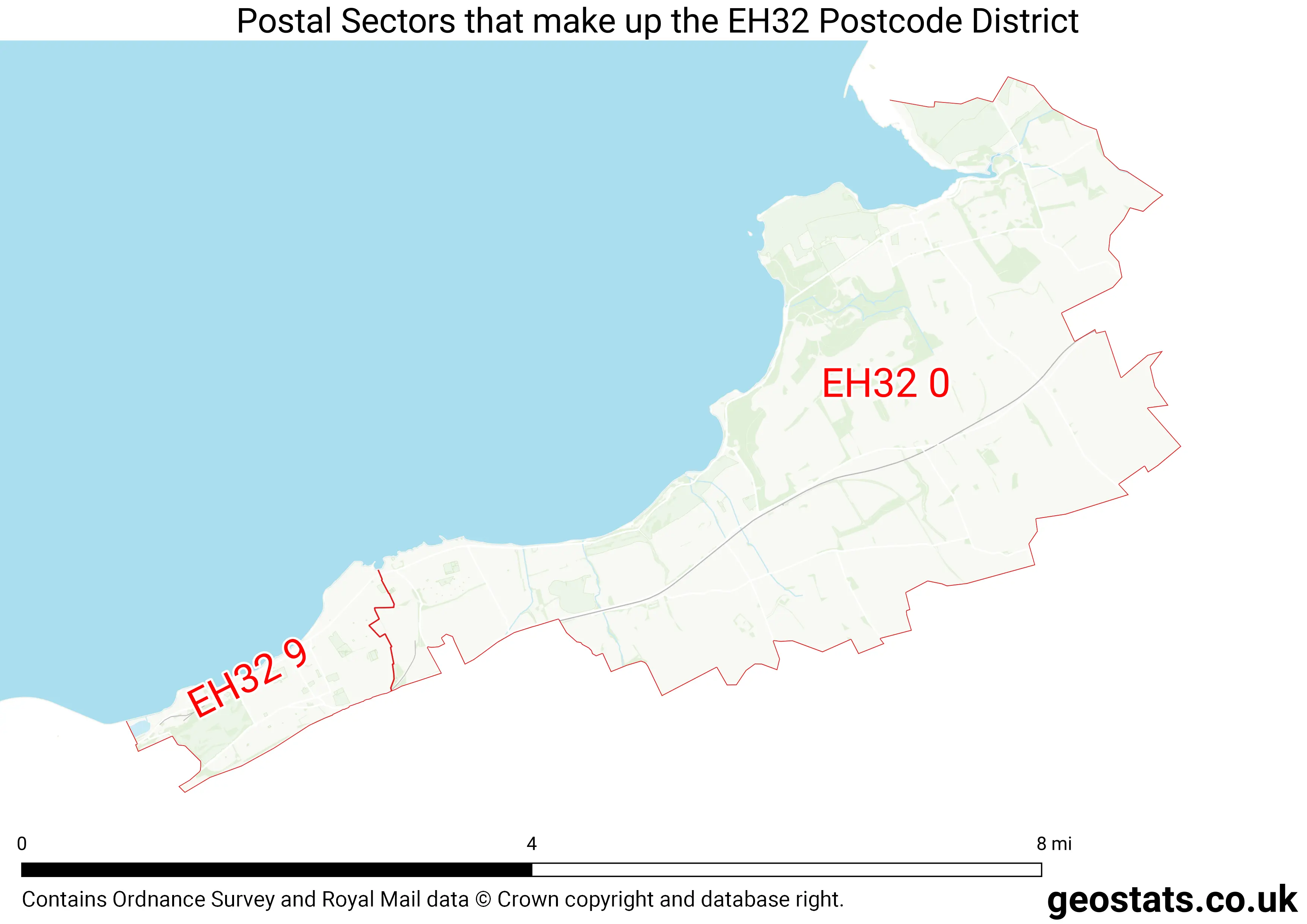 Map of the EH32  District