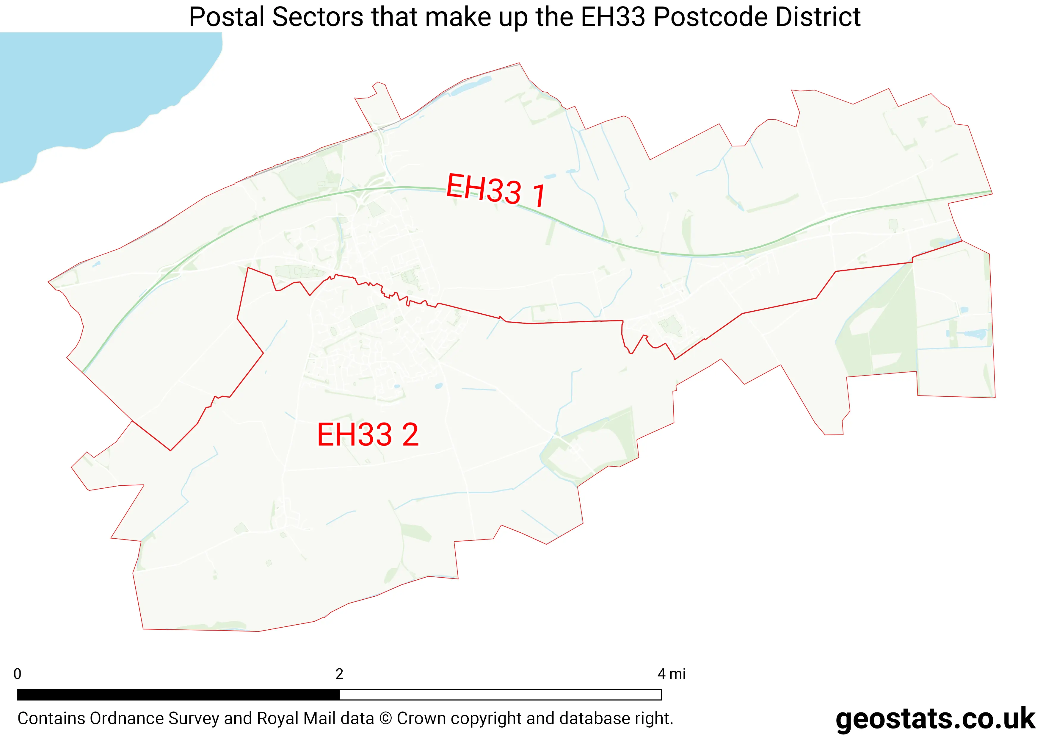Map of the EH33  District