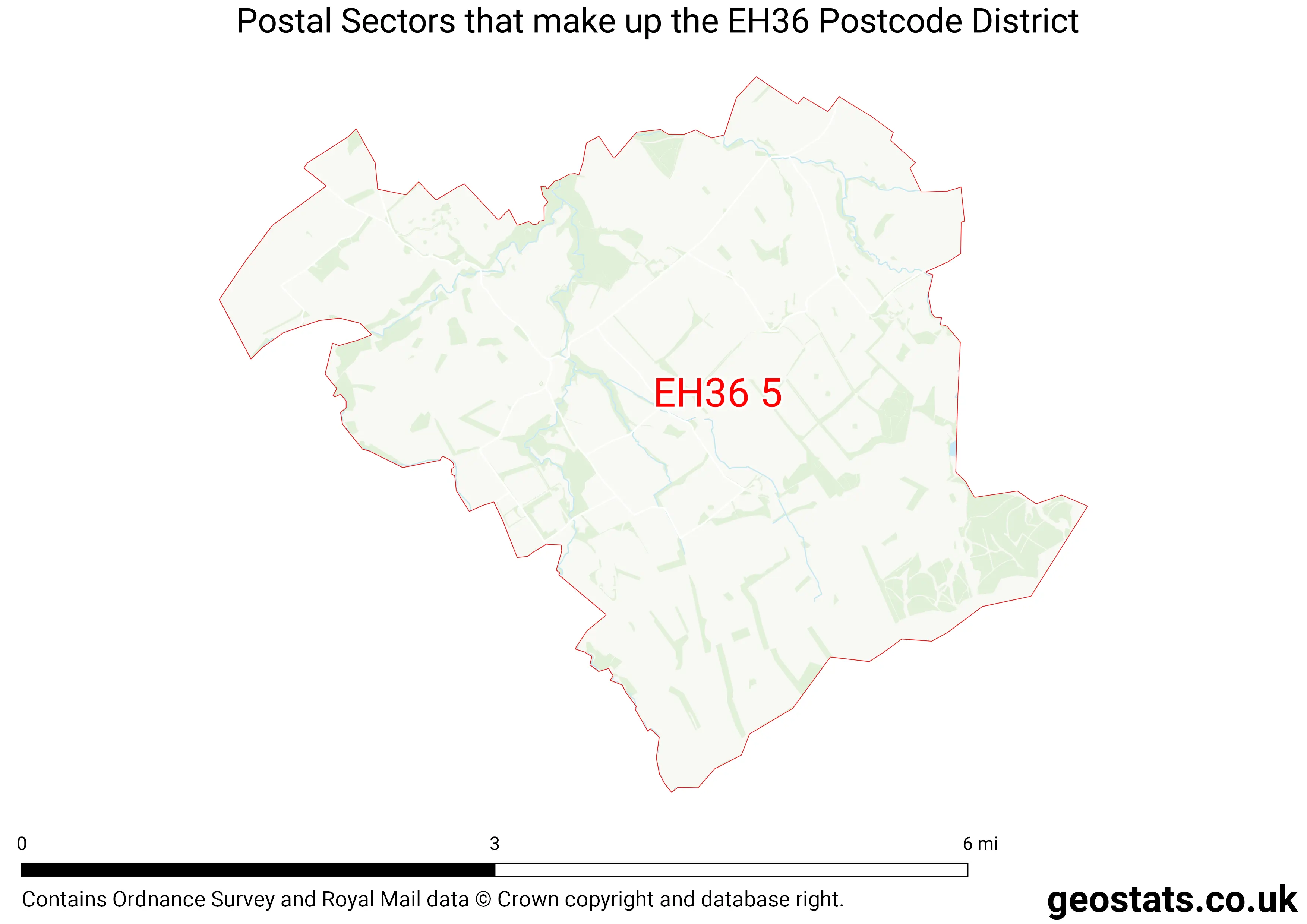Map of the EH36  District